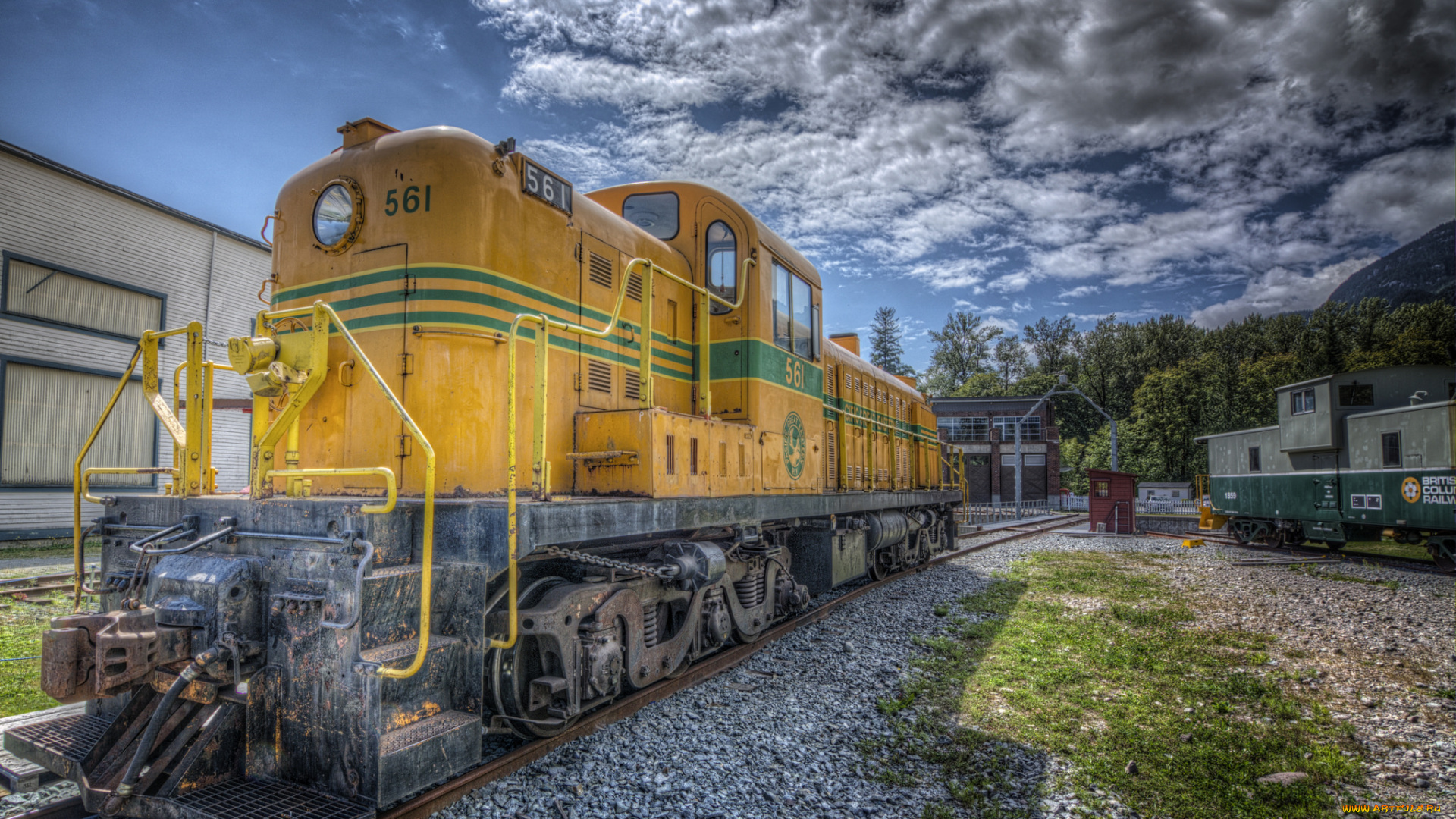 техника, локомотивы, дорога, железная