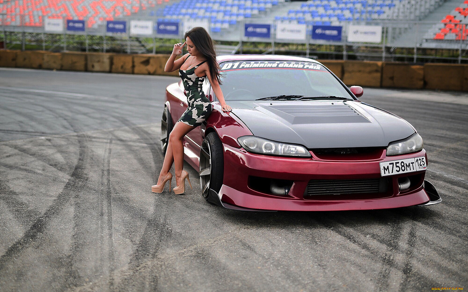 автомобили, -авто, с, девушками, nissan