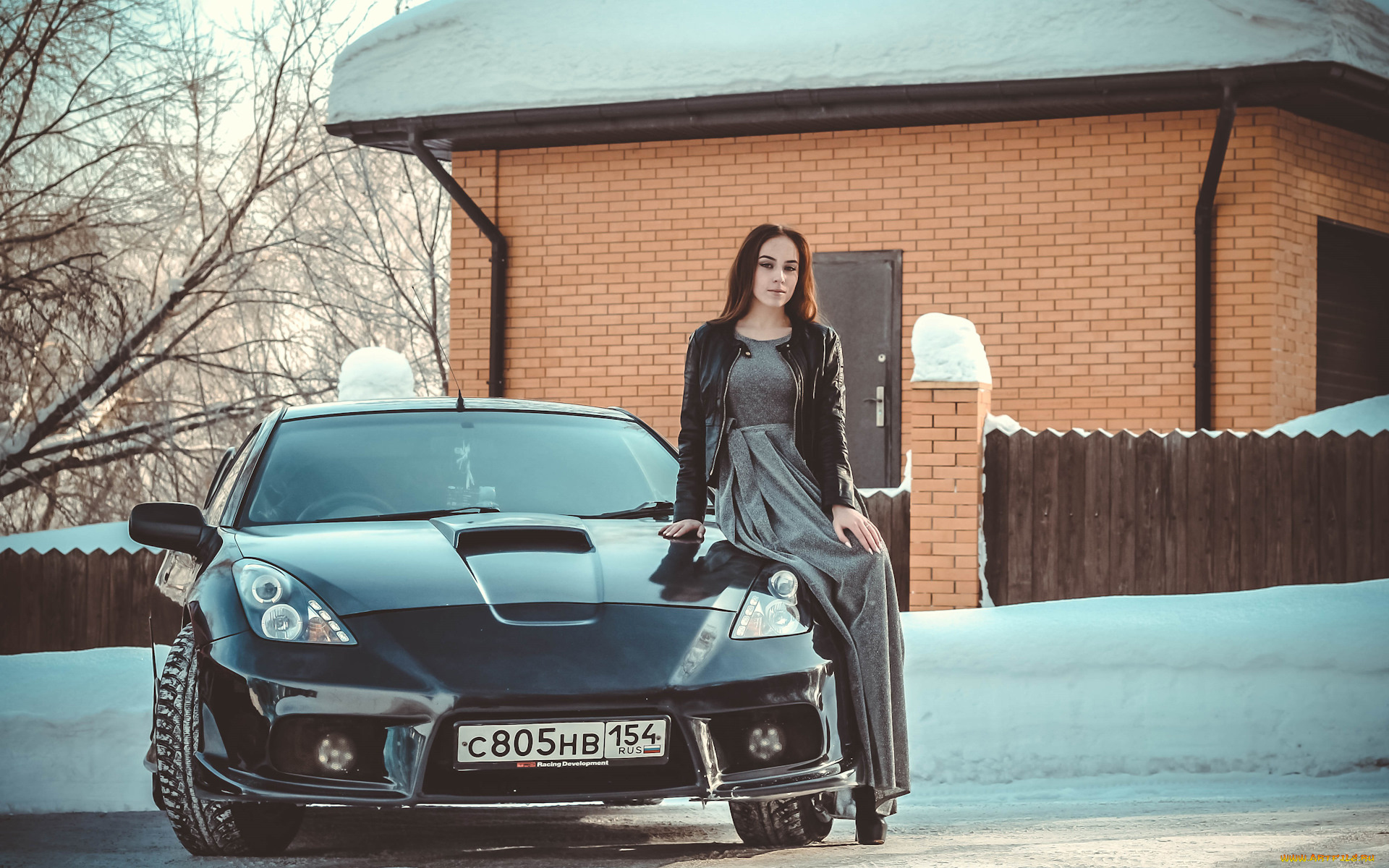 автомобили, -авто, с, девушками, toyota, celica