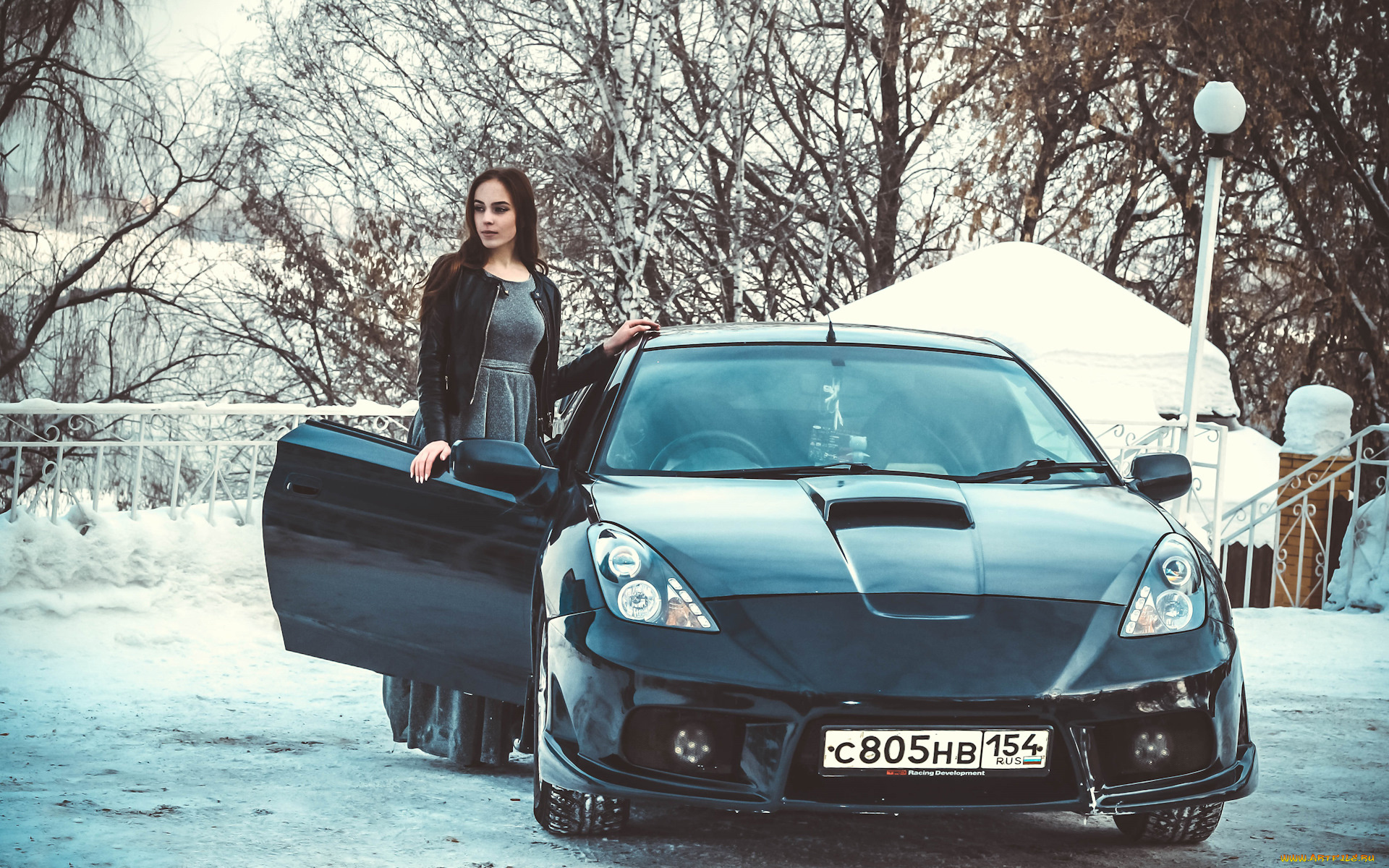 автомобили, -авто, с, девушками, toyota, celica