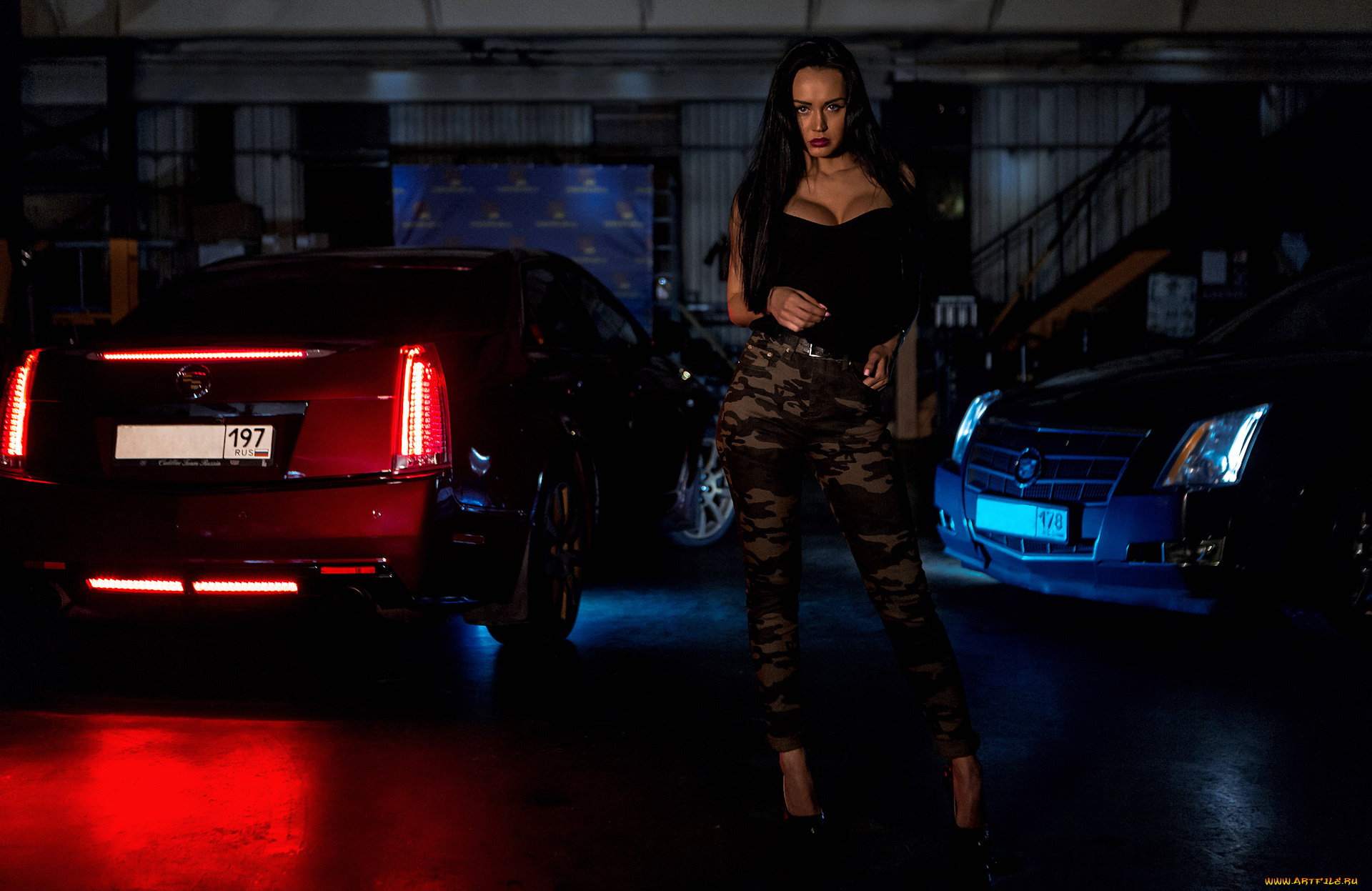 автомобили, -авто, с, девушками, cadillac