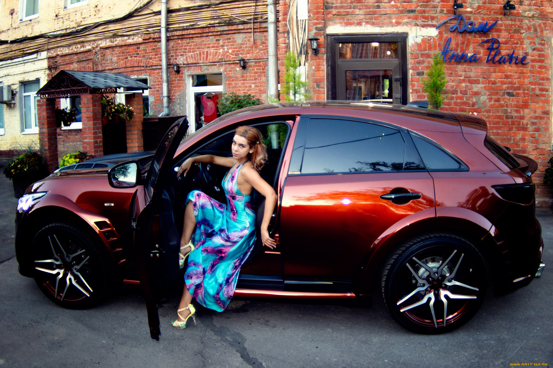 автомобили, -авто, с, девушками, infinity