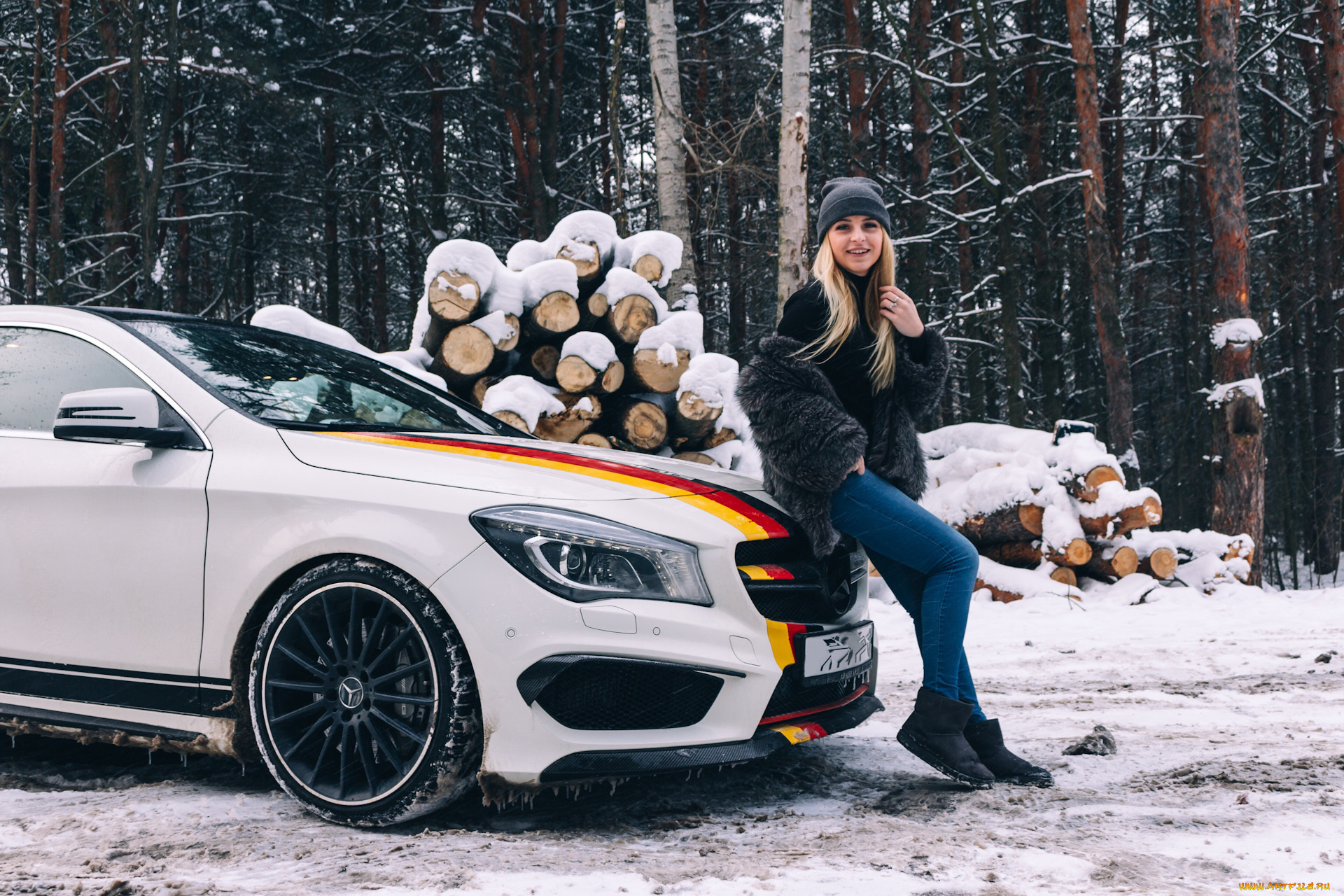 автомобили, -авто, с, девушками, mercedes