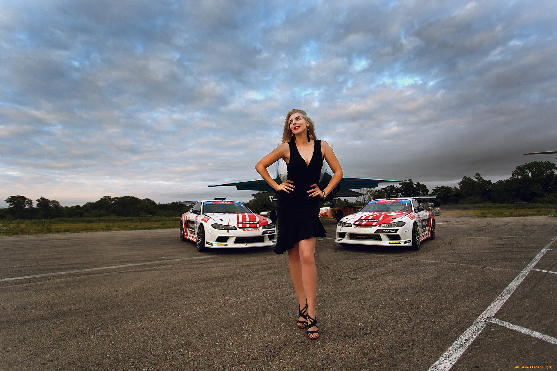 автомобили, -авто, с, девушками, nissan