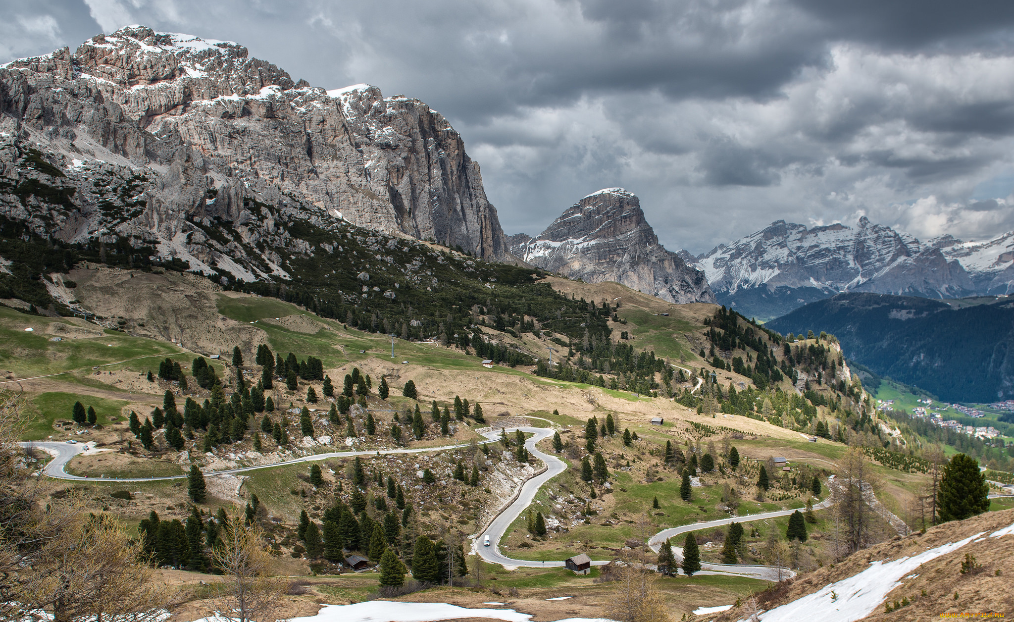 природа, горы, простор