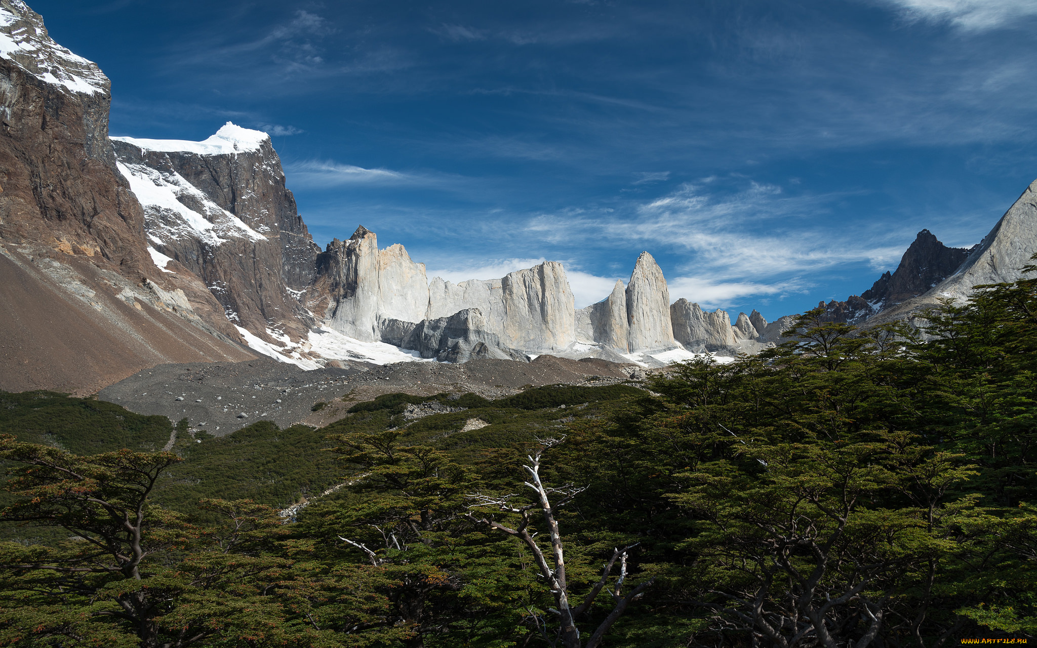 природа, горы, простор