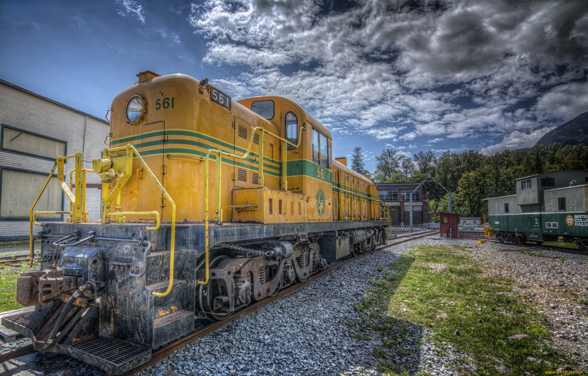 техника, локомотивы, дорога, железная