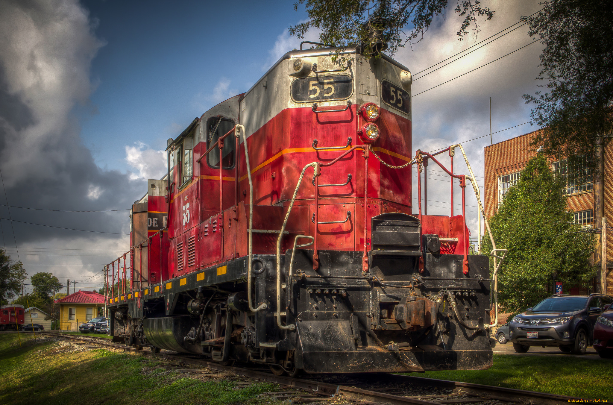 техника, локомотивы, дорога, железная