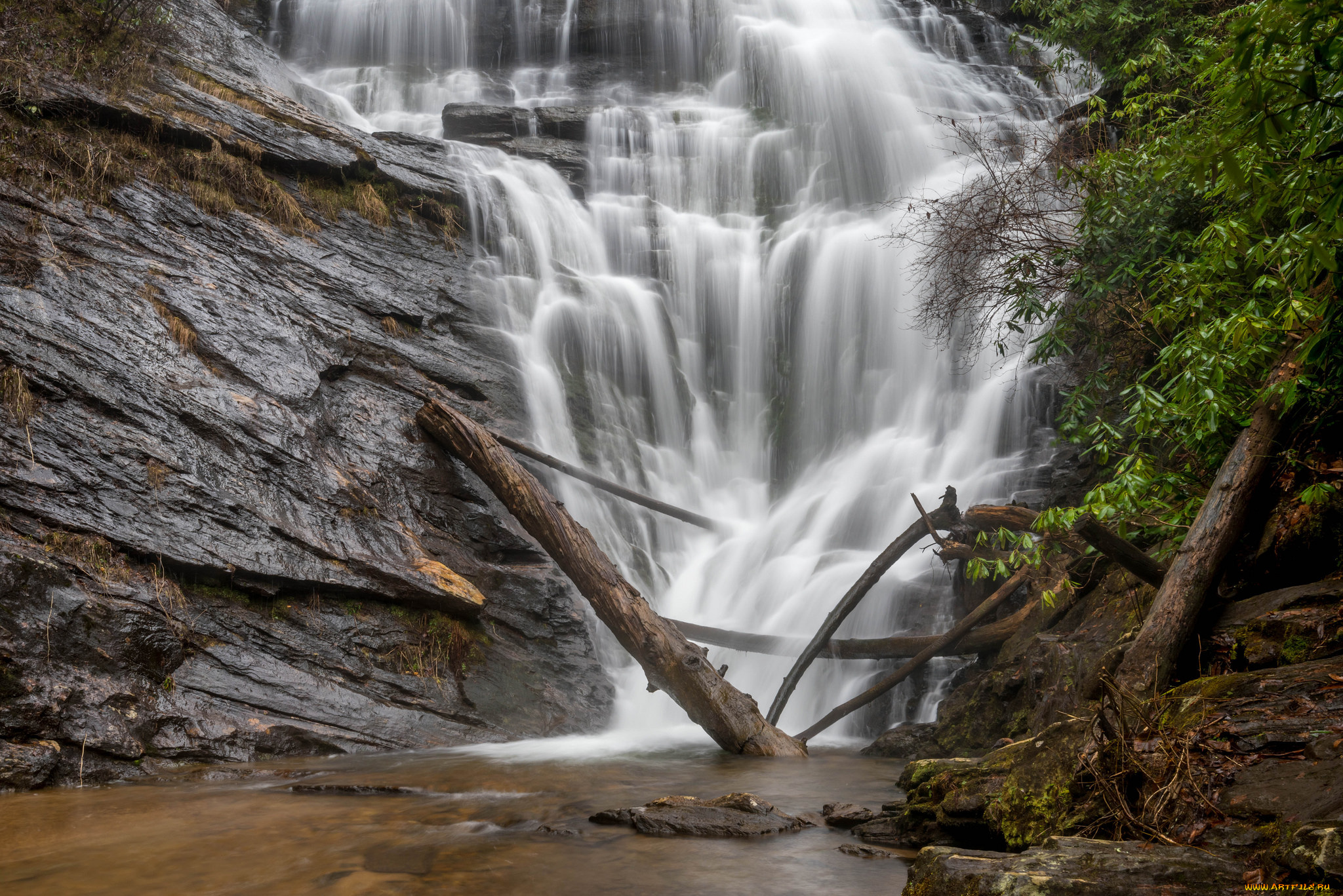 природа, водопады, простор