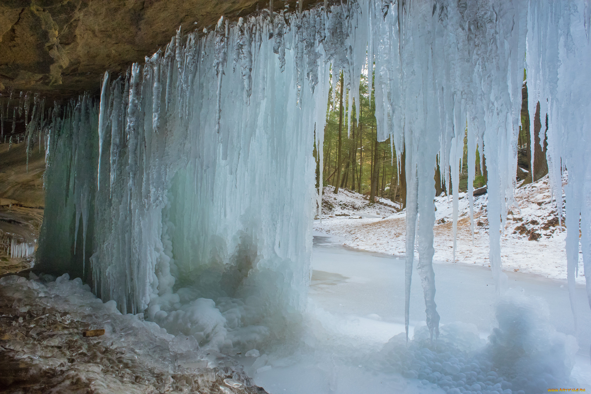 природа, зима, простор