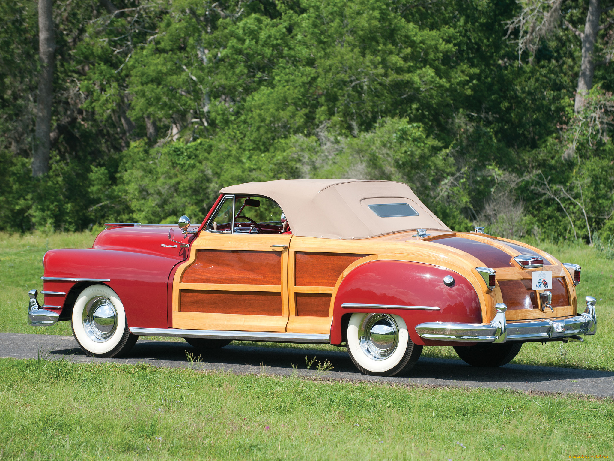 chrysler, town, &, country, convertible, 1946, автомобили, chrysler, 1946, convertible, country, town