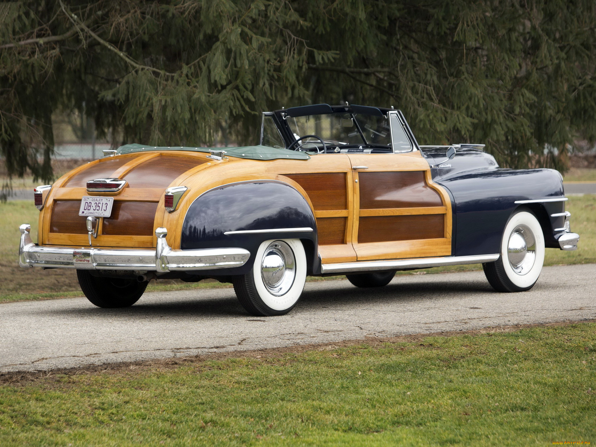 chrysler, town, &, country, convertible, 1947, автомобили, chrysler, town, convertible, country, 1947