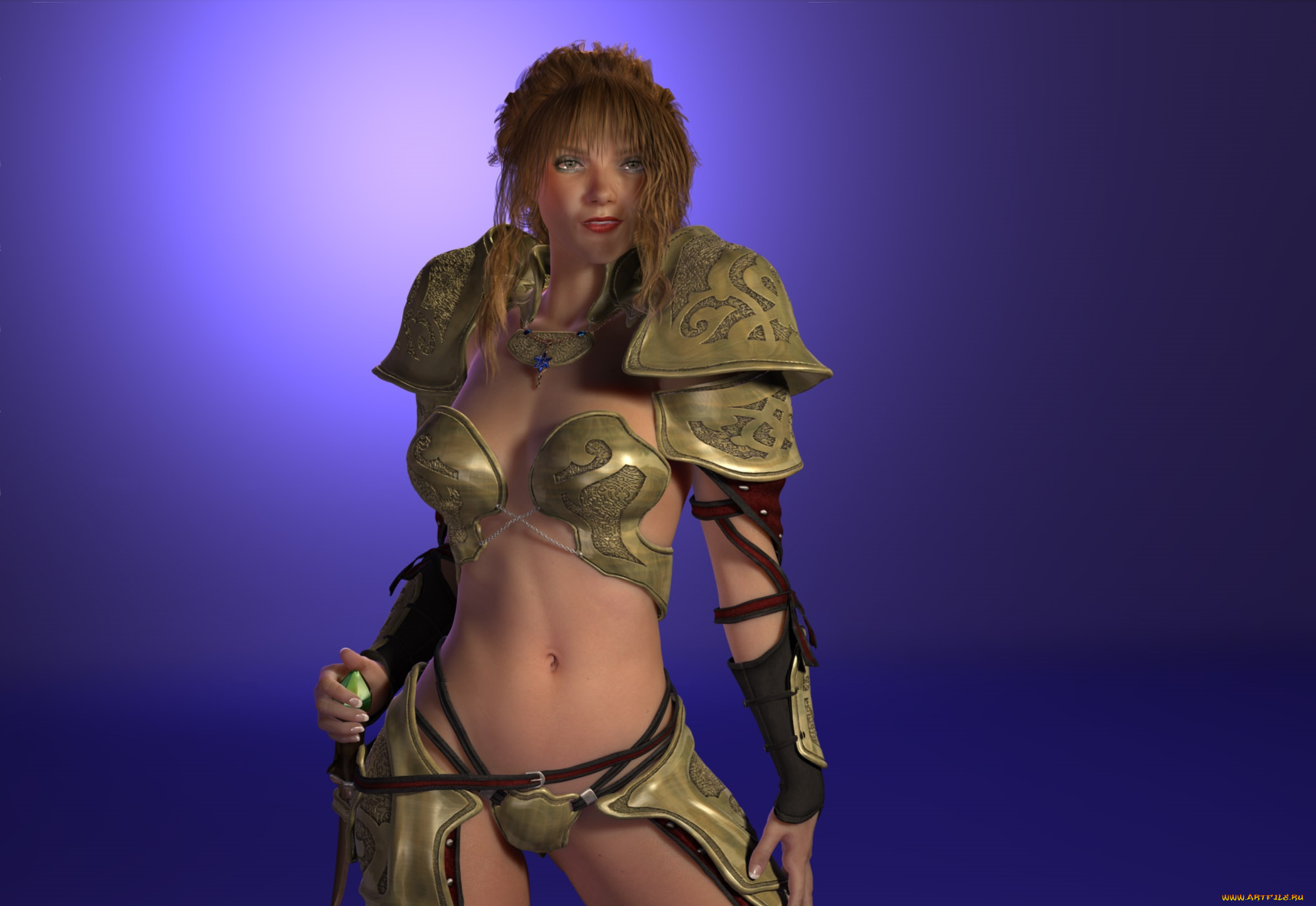 3д, графика, фантазия, , fantasy, фон, взгляд, девушка