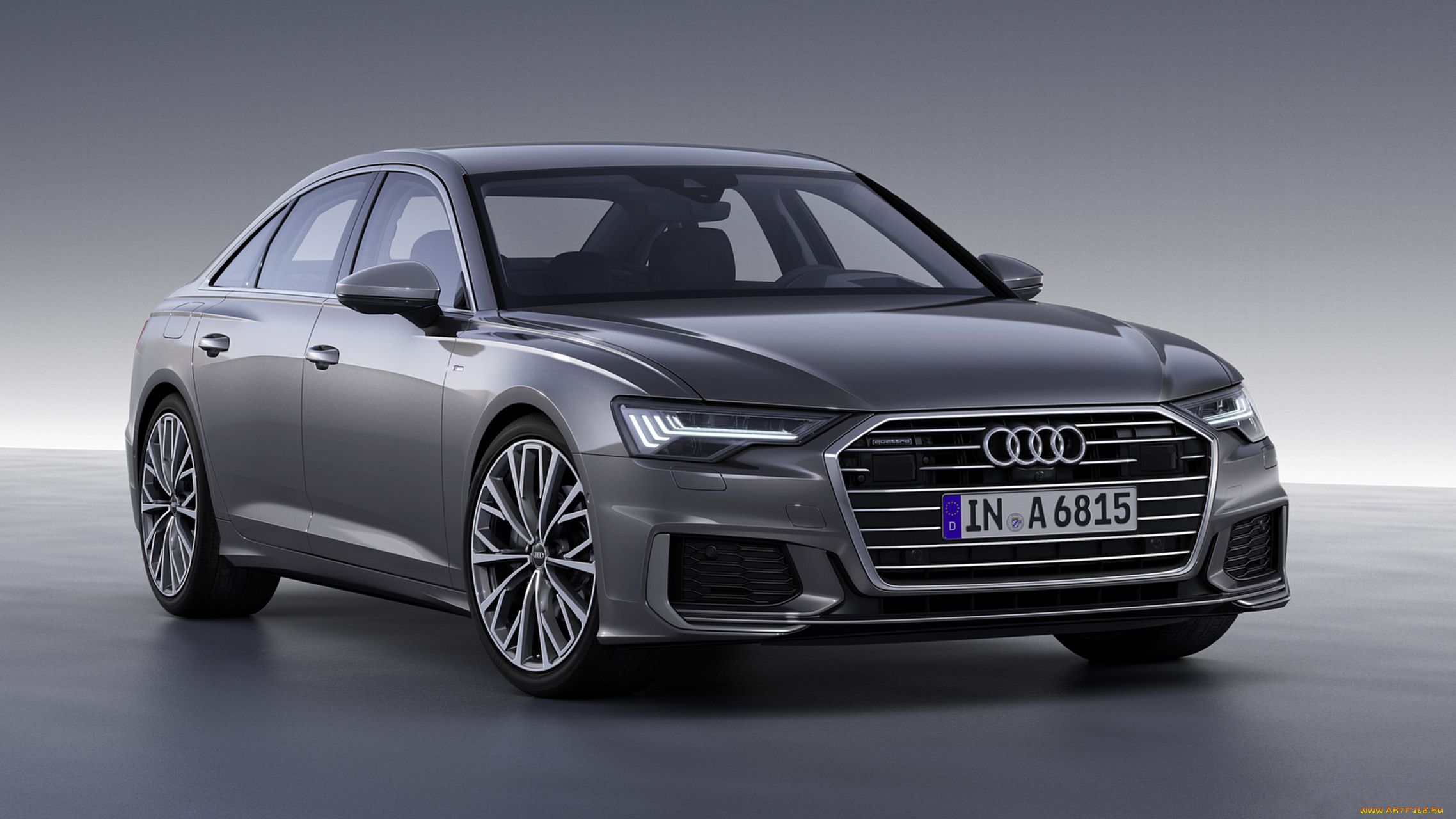 audi, a6, 2019, автомобили, audi, a6, 2019, серый
