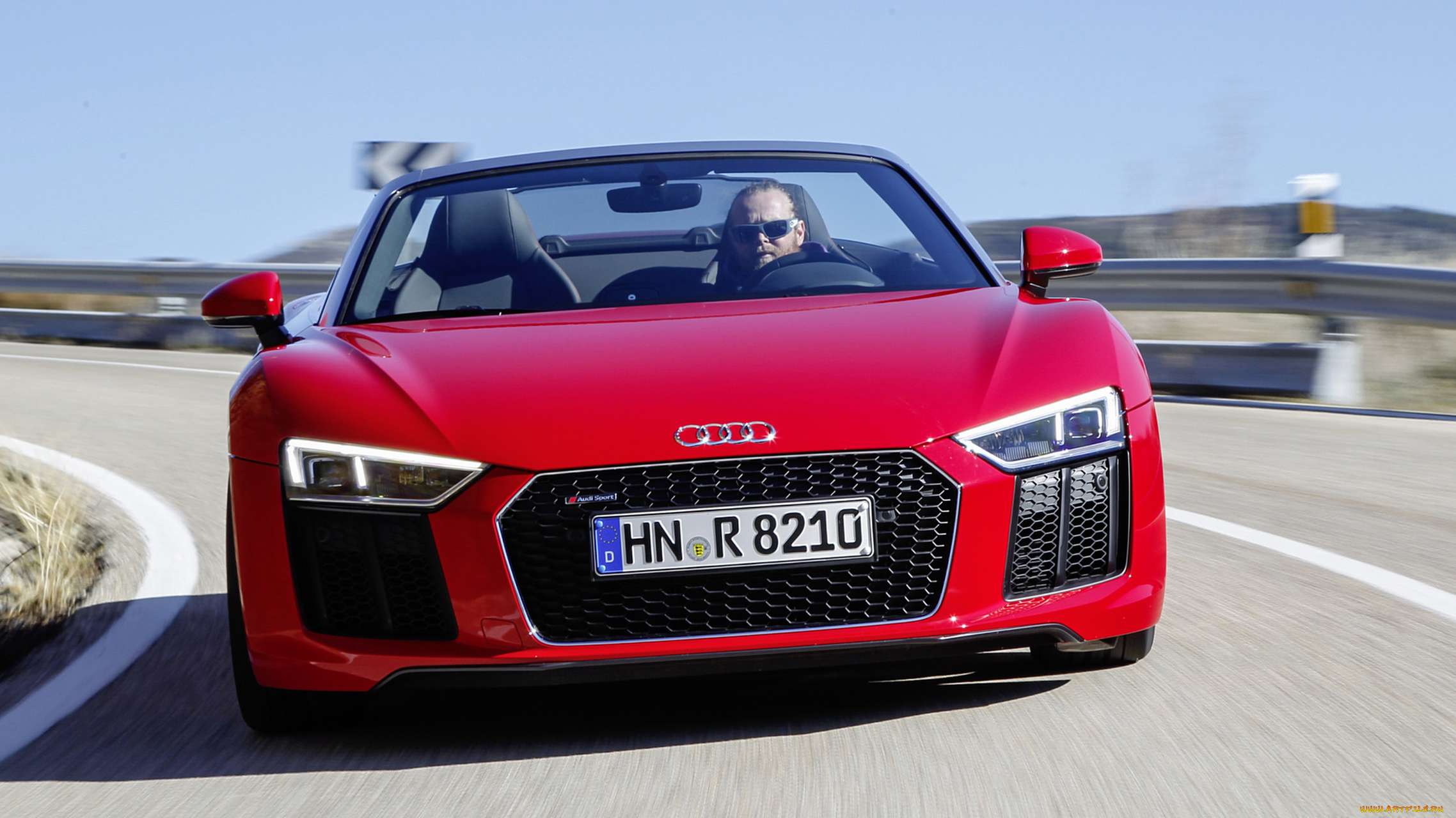 audi, r8, spyder, v10, rws, 2018, автомобили, audi, красный, 2018, rws, v10, spyder, r8