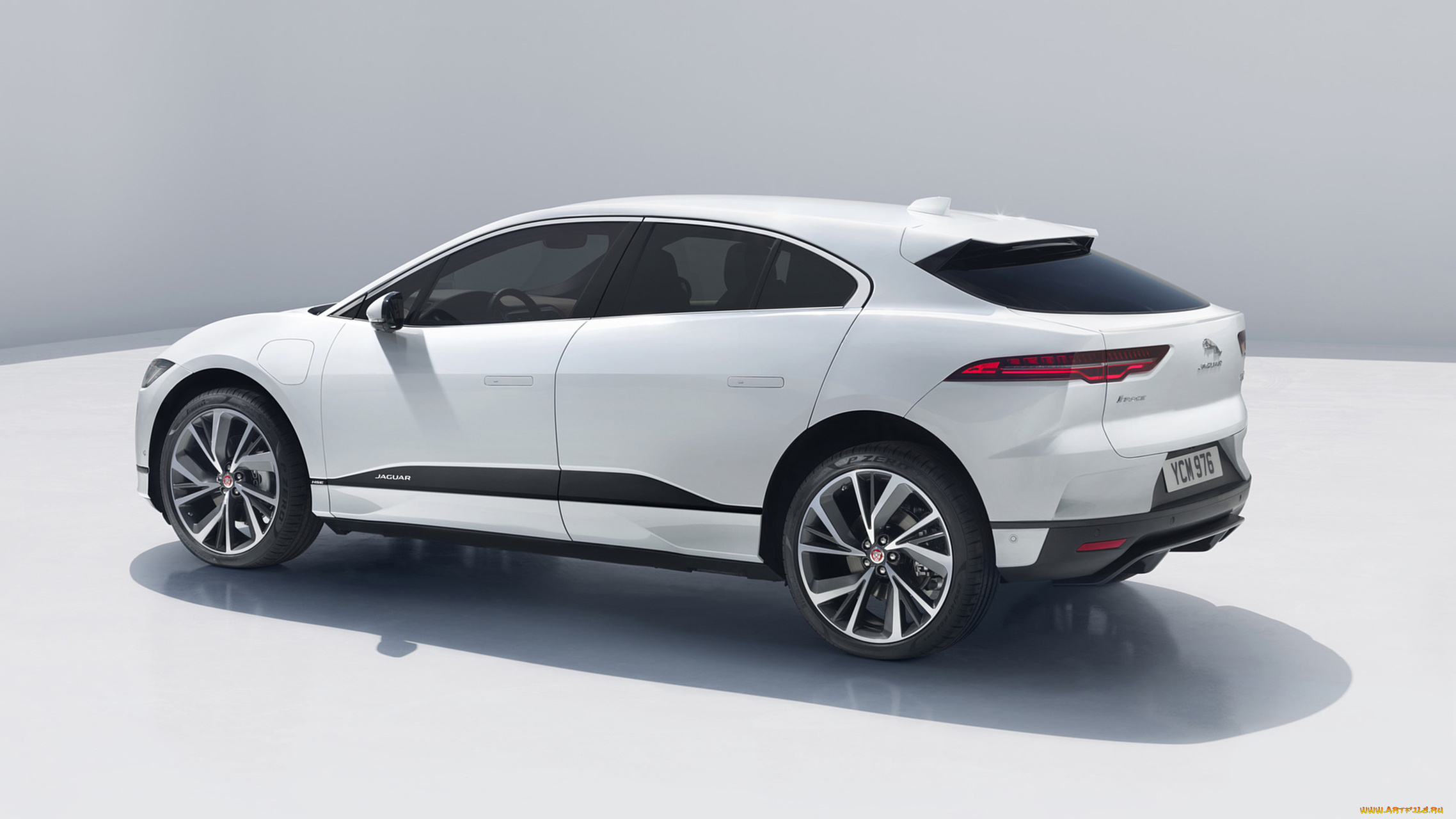 jaguar, i-pace, 2019, автомобили, jaguar, i-pace, 2019, белый