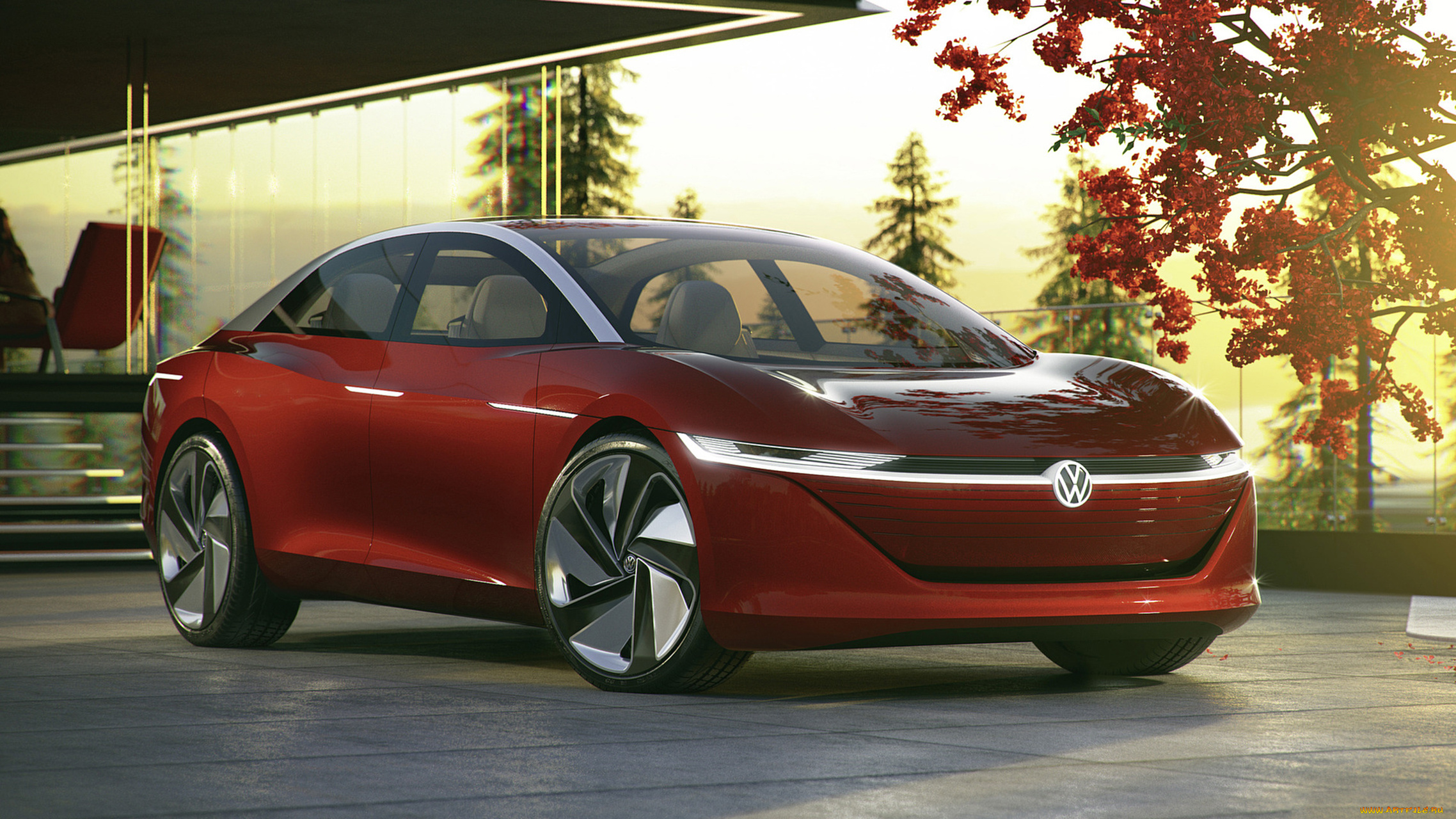 volkswagen, i, , vizzion, concept, 2018, автомобили, volkswagen, 2018, concept, vizzion, i, d