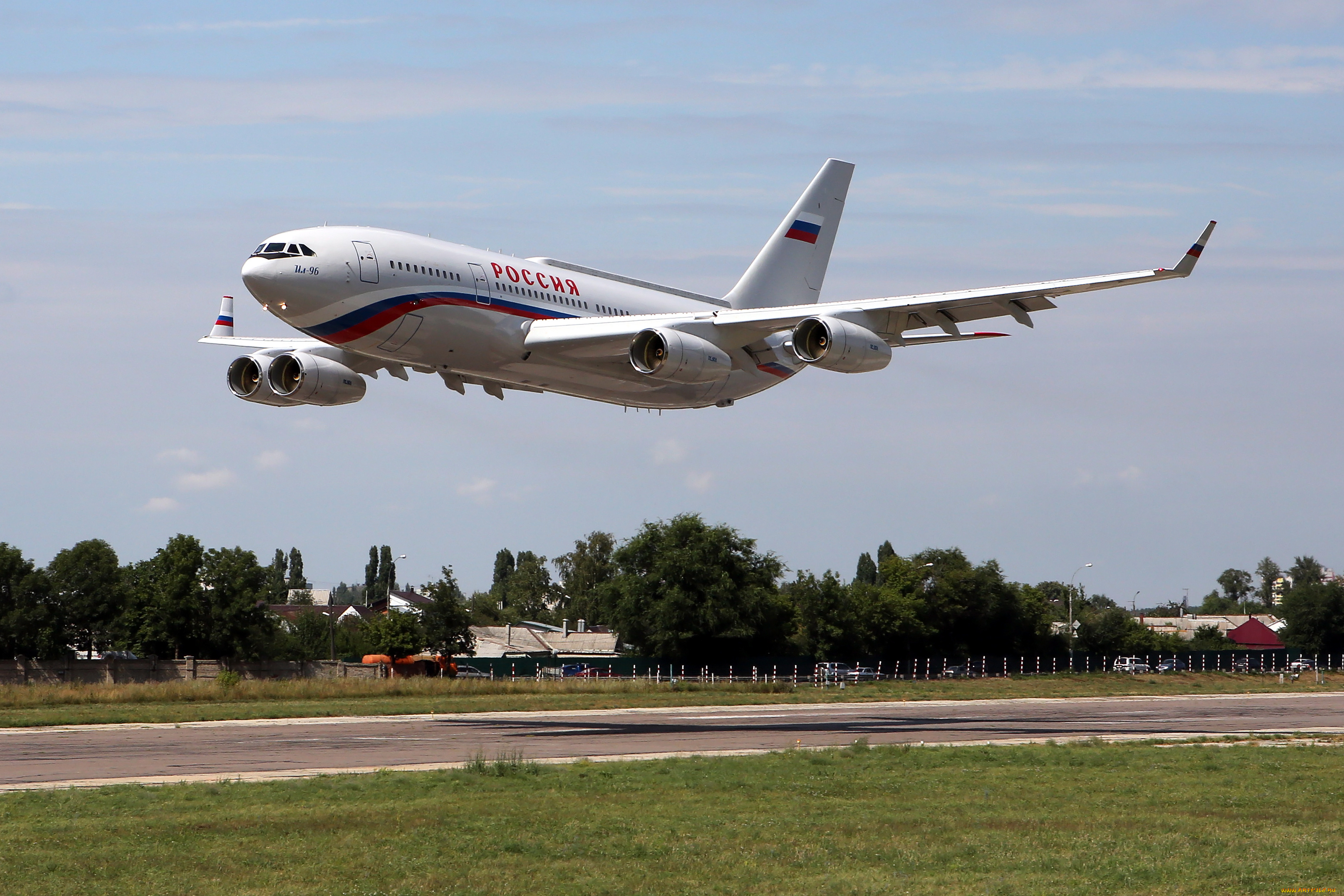 ил-, 96, авиация, пассажирские, самолёты, взлёт, самолёт, ил-, 96