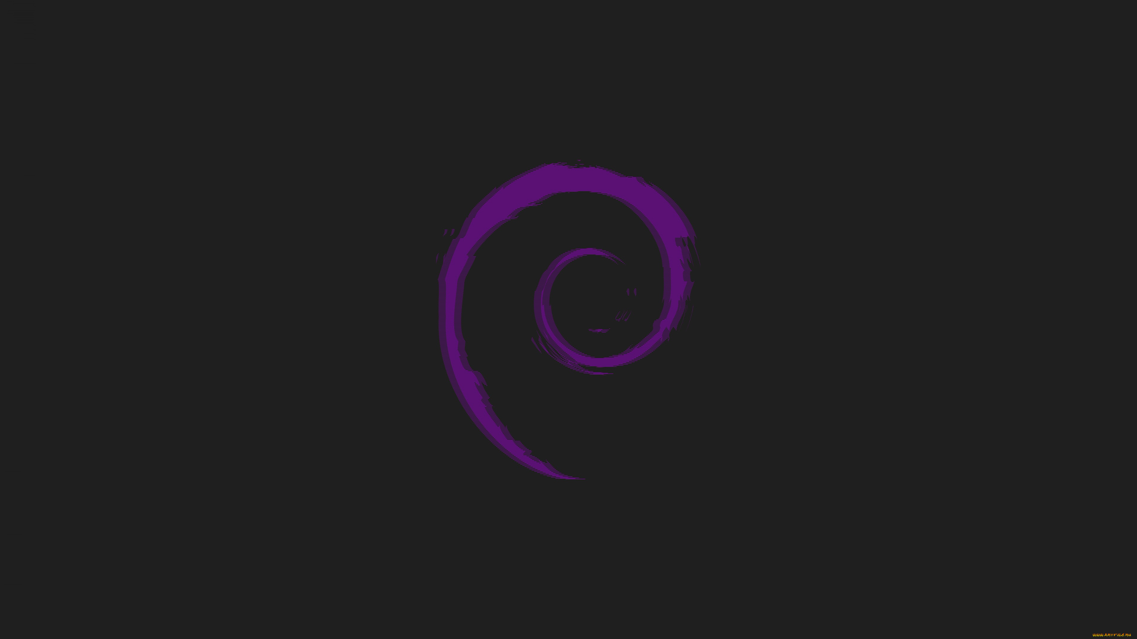компьютеры, debian, фон, логотип