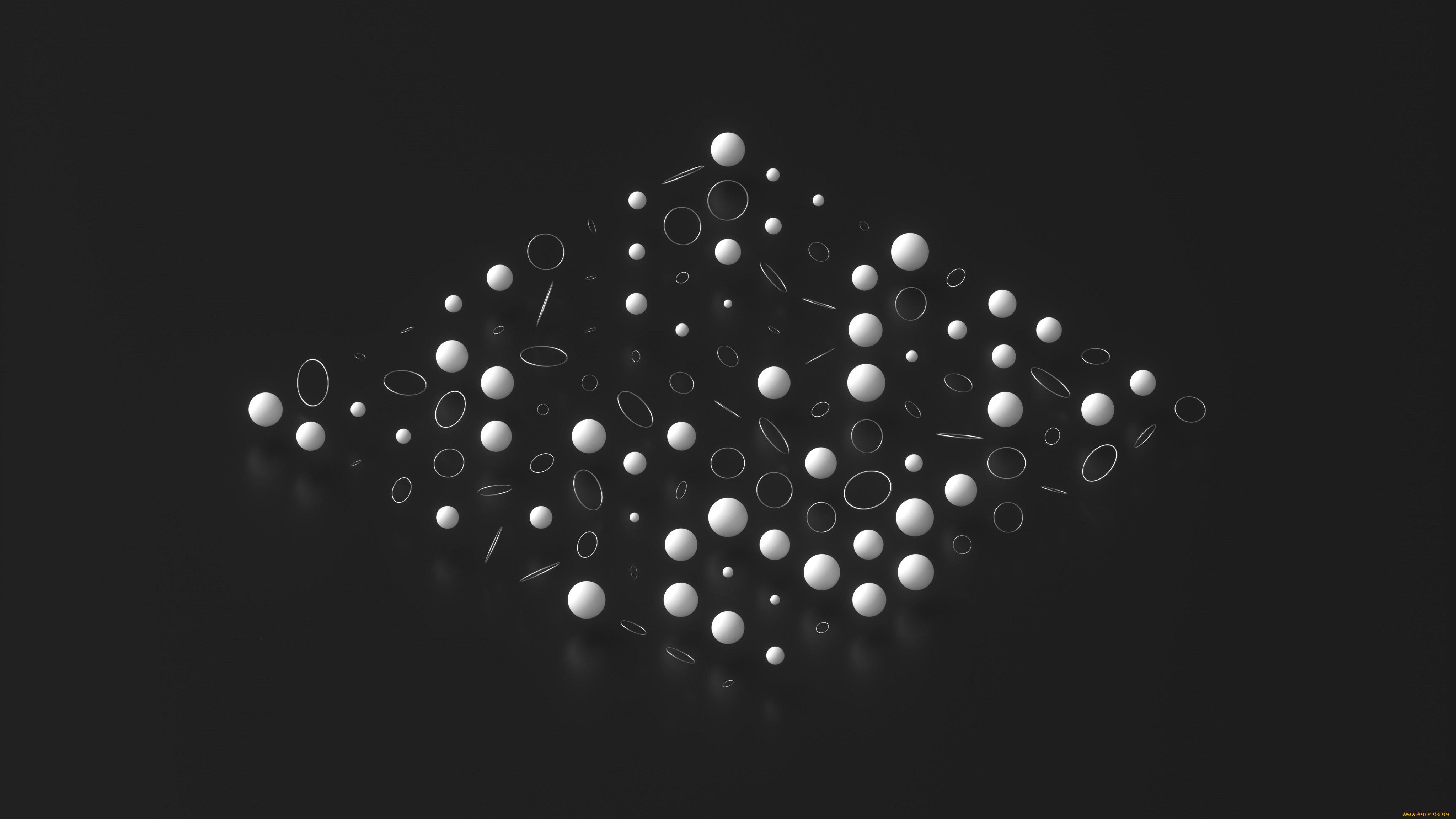 3д, графика, шары, , balls, шары, фон