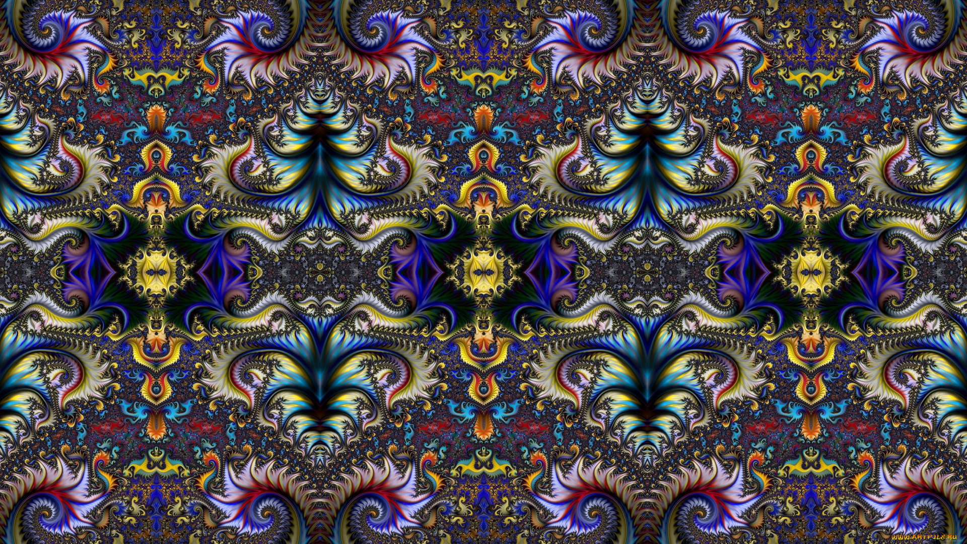 3д, графика, фантазия, , fantasy, цвет, фон, узор