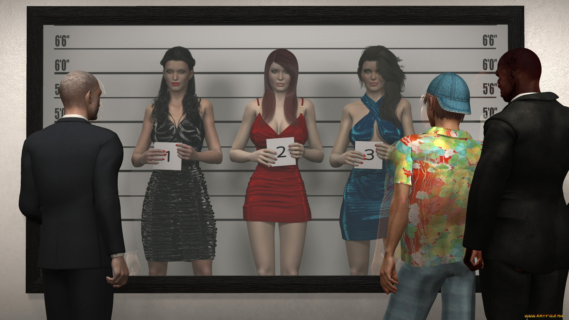 3д, графика, люди, , people, фон, взгляд, девушки