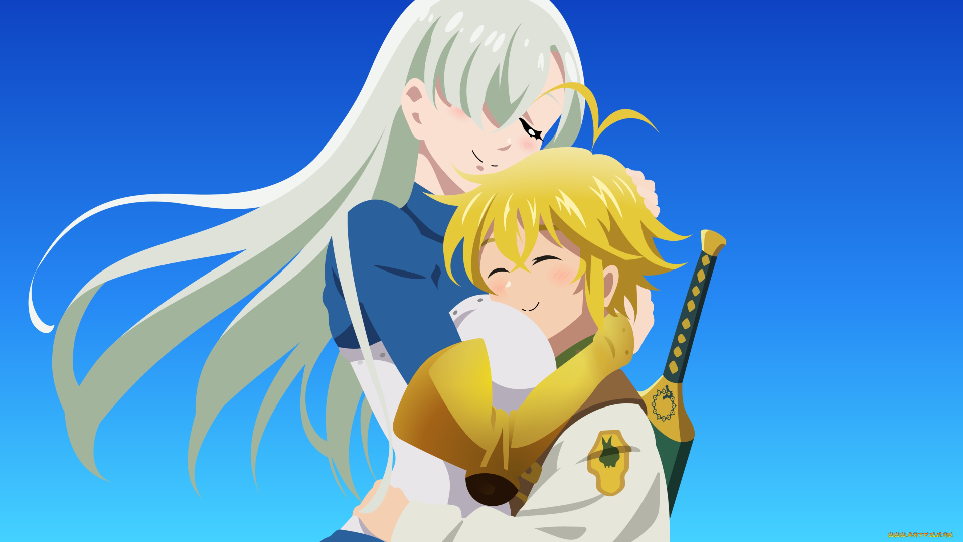 аниме, nanatsu, no, taizai, пара