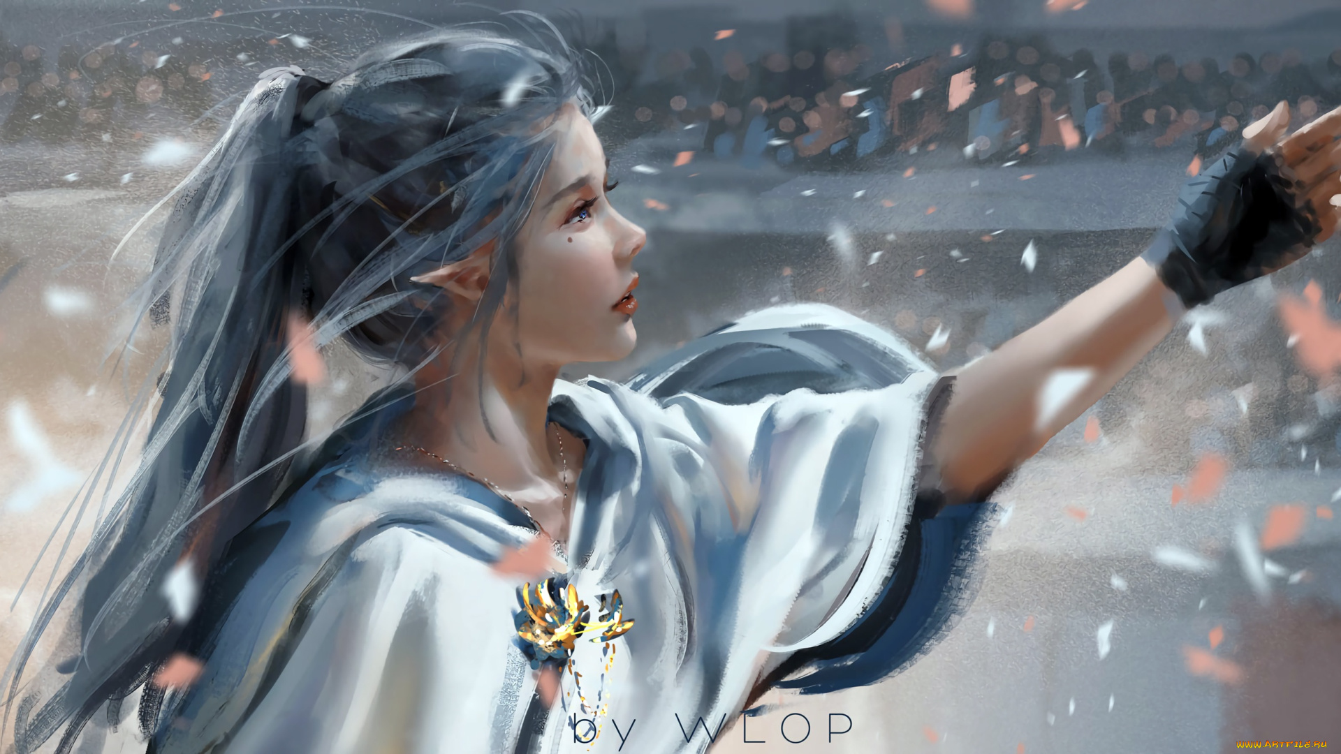 фэнтези, _ghost, blade, , , призрачный, клинок, wlop