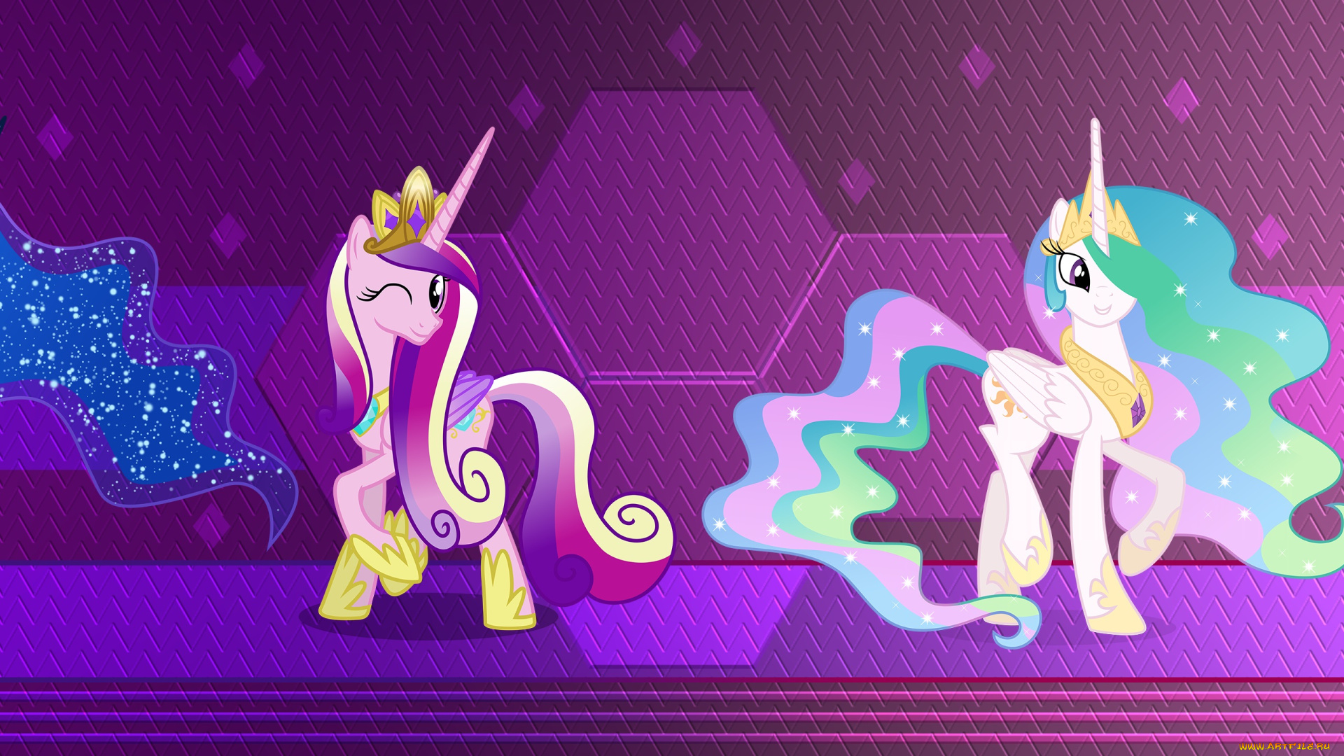 мультфильмы, my, little, pony, пони, фон