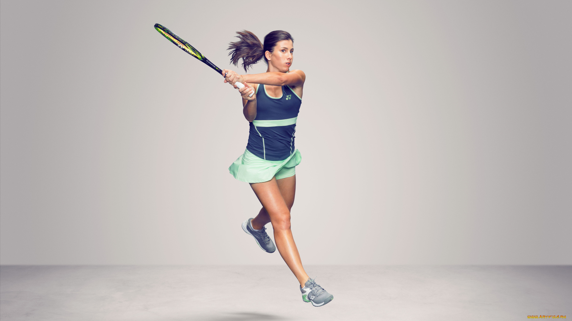 спорт, теннис, тениис, anastasija, sevastova, фон, взгляд, девушка