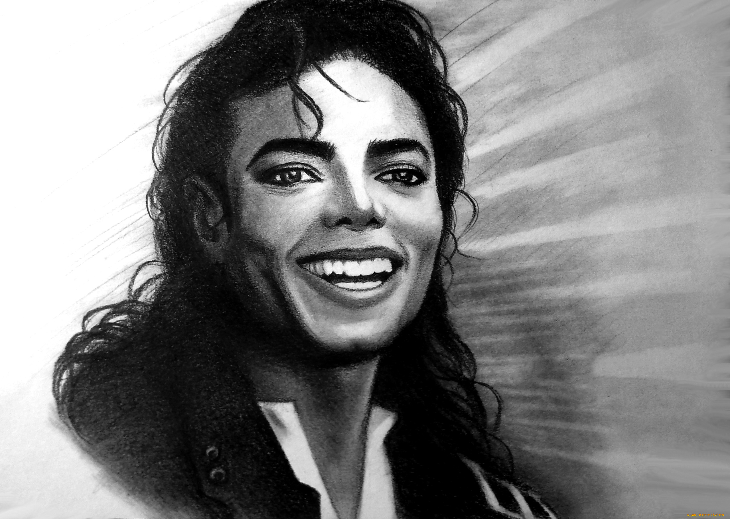 рисованное, люди, мужчина, взгляд, улыбка, фон