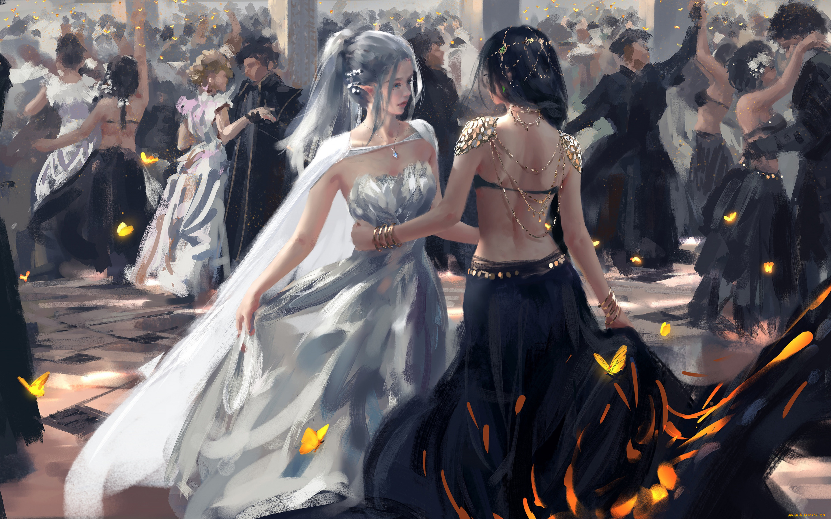 фэнтези, _ghost, blade, , , призрачный, клинок, wlop