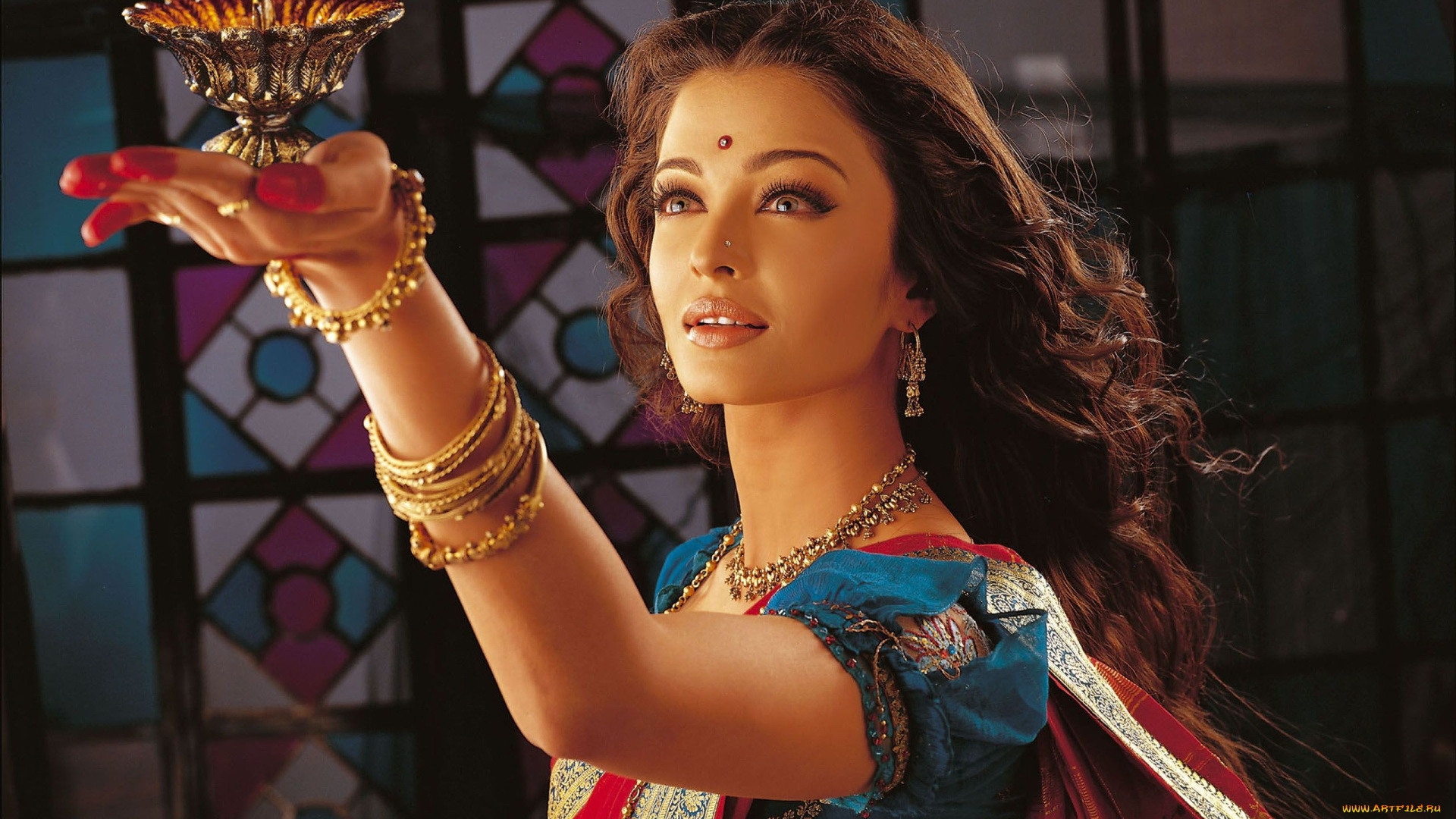 кино, фильмы, devdas, девушка, свеча, танец, сари, украшения