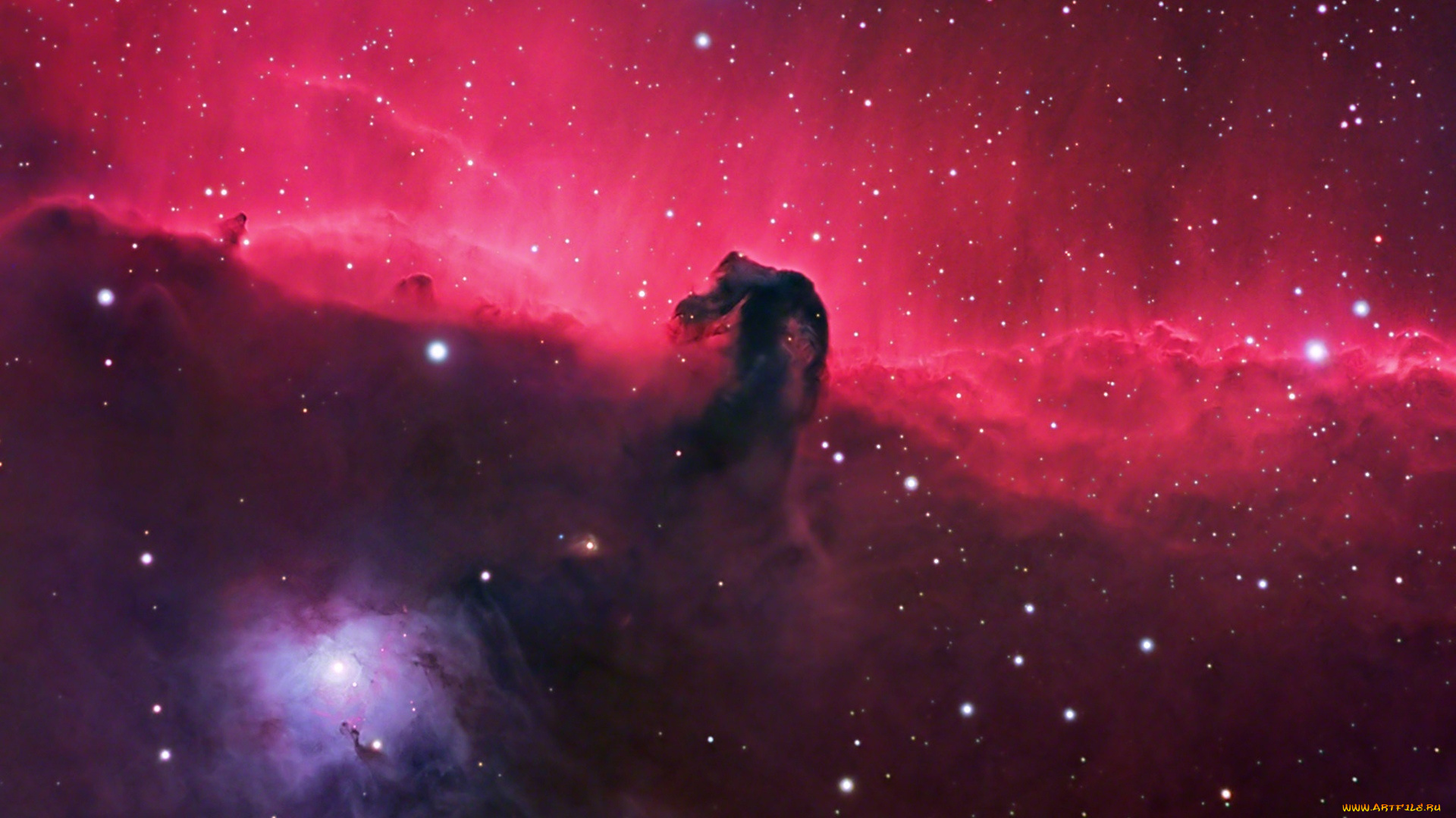 космос, галактики, туманности, туманность, конская, голова