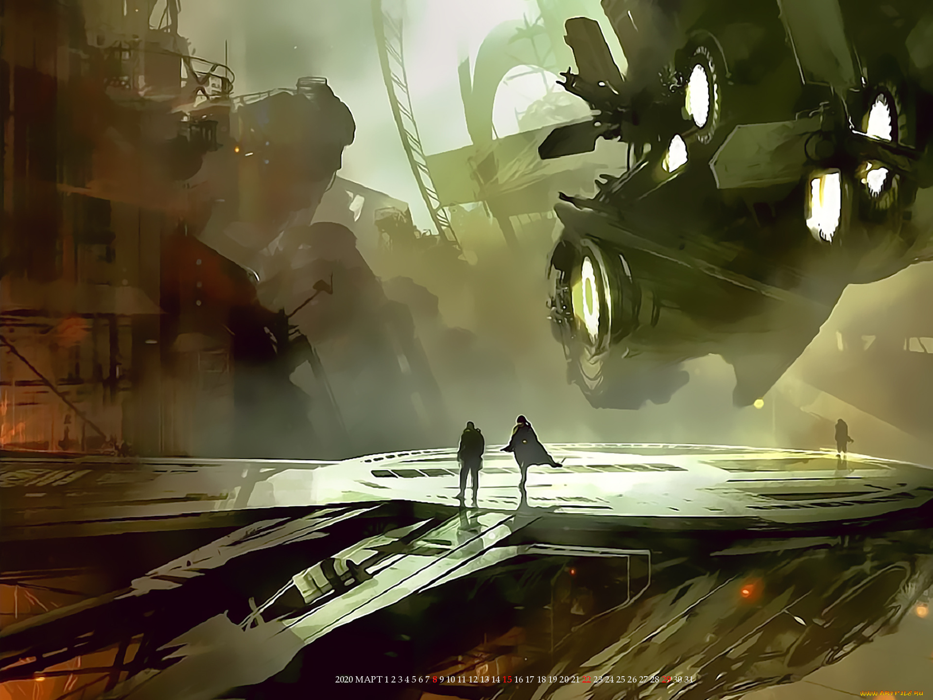 календари, фэнтези, люди, космодром, техника, транспорт, calendar, 2020