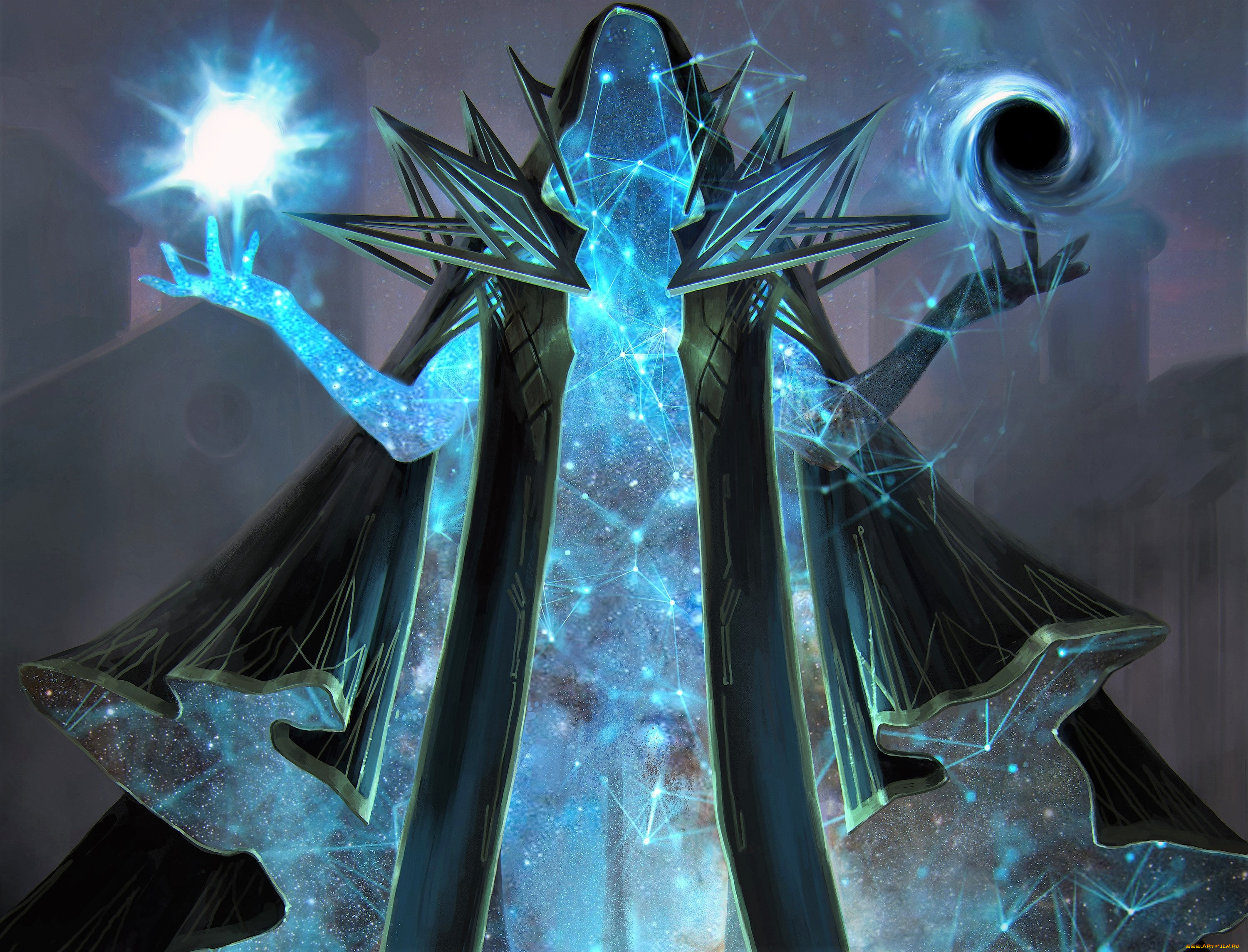 видео, игры, pathfinder, , wrath, of, the, righteous, магия, космос, плащ