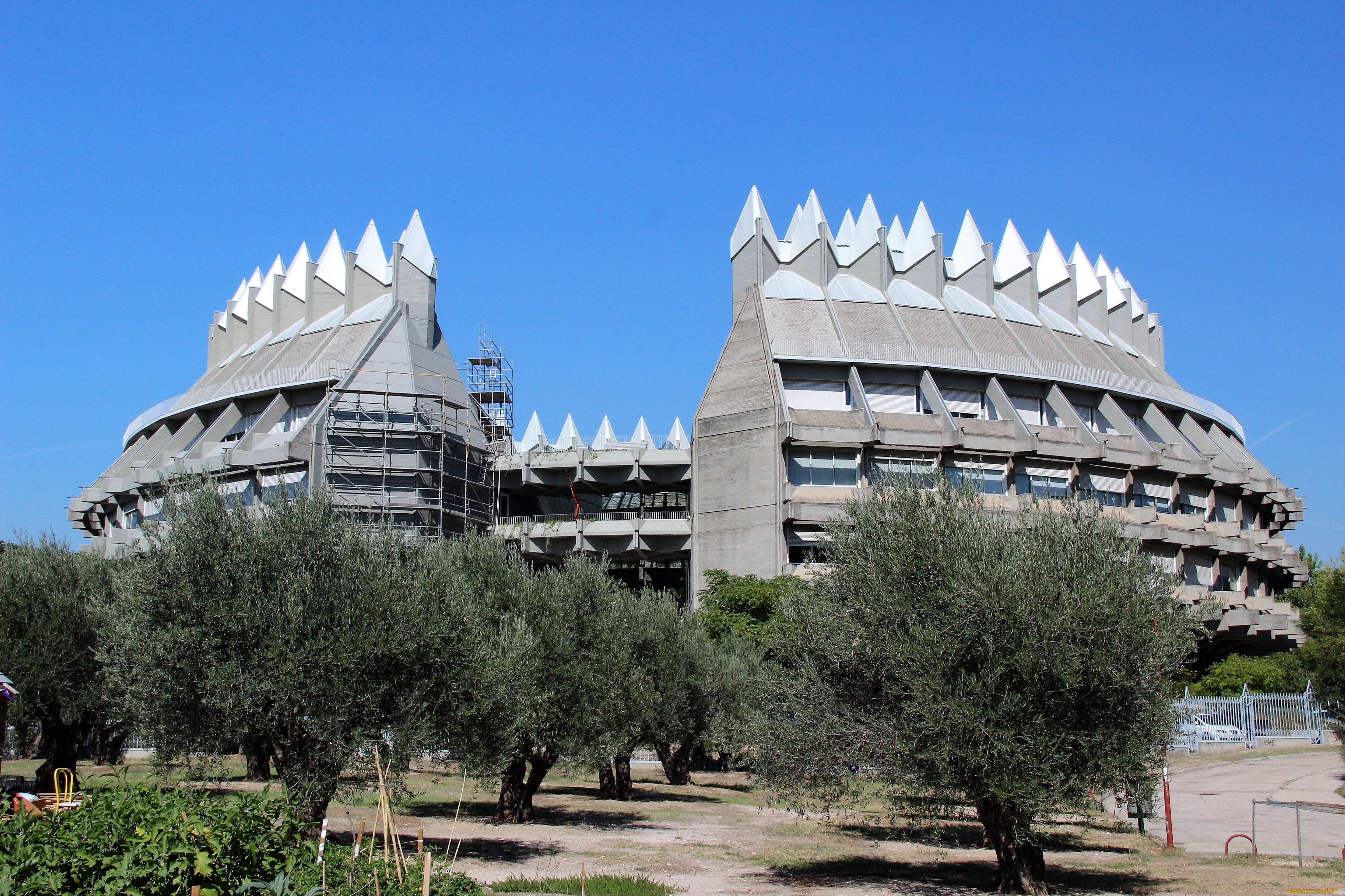 города, мадрид, , испания, здание, деревья