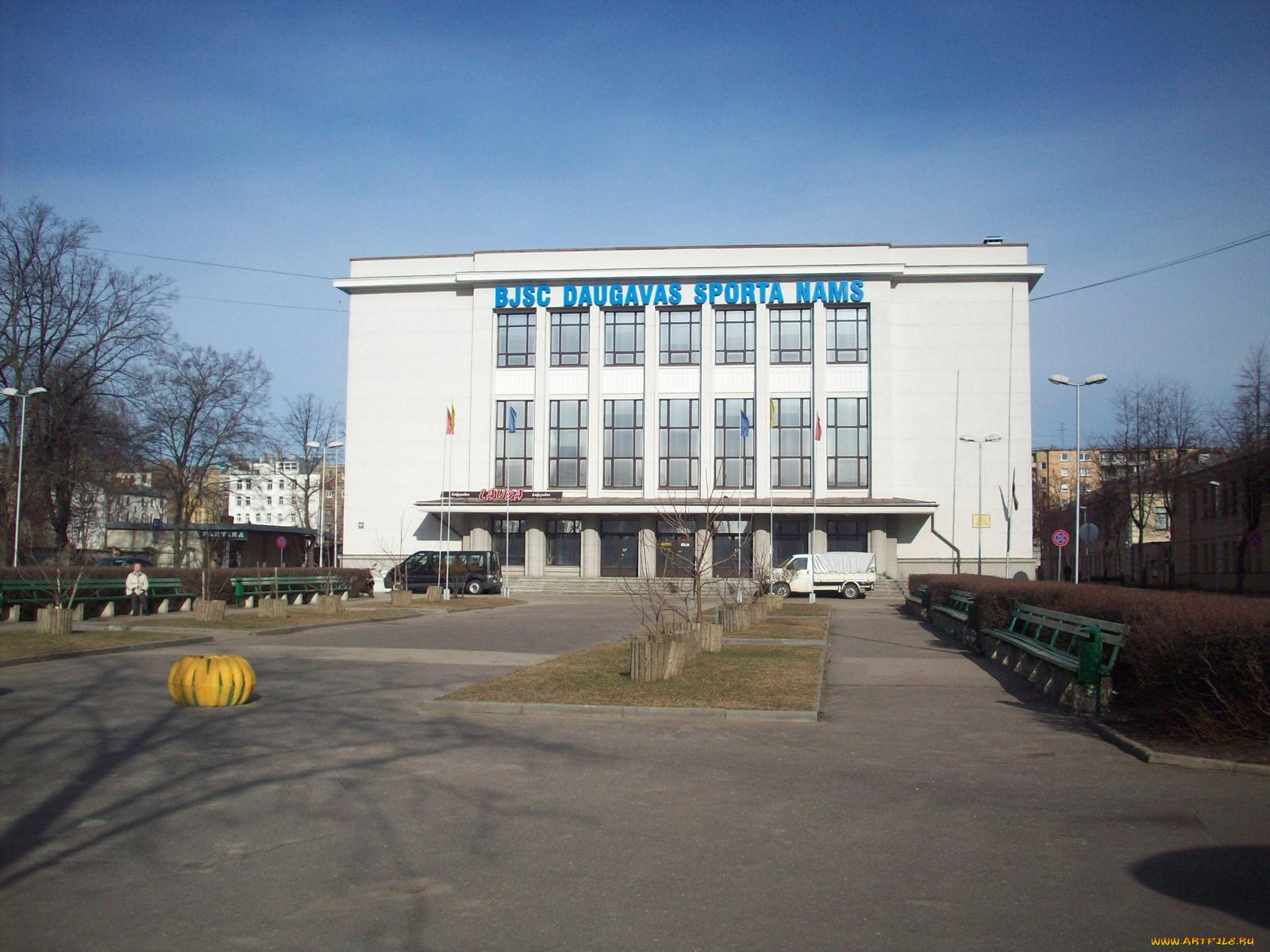 рига, дом, спорта, даугава, города, латвия