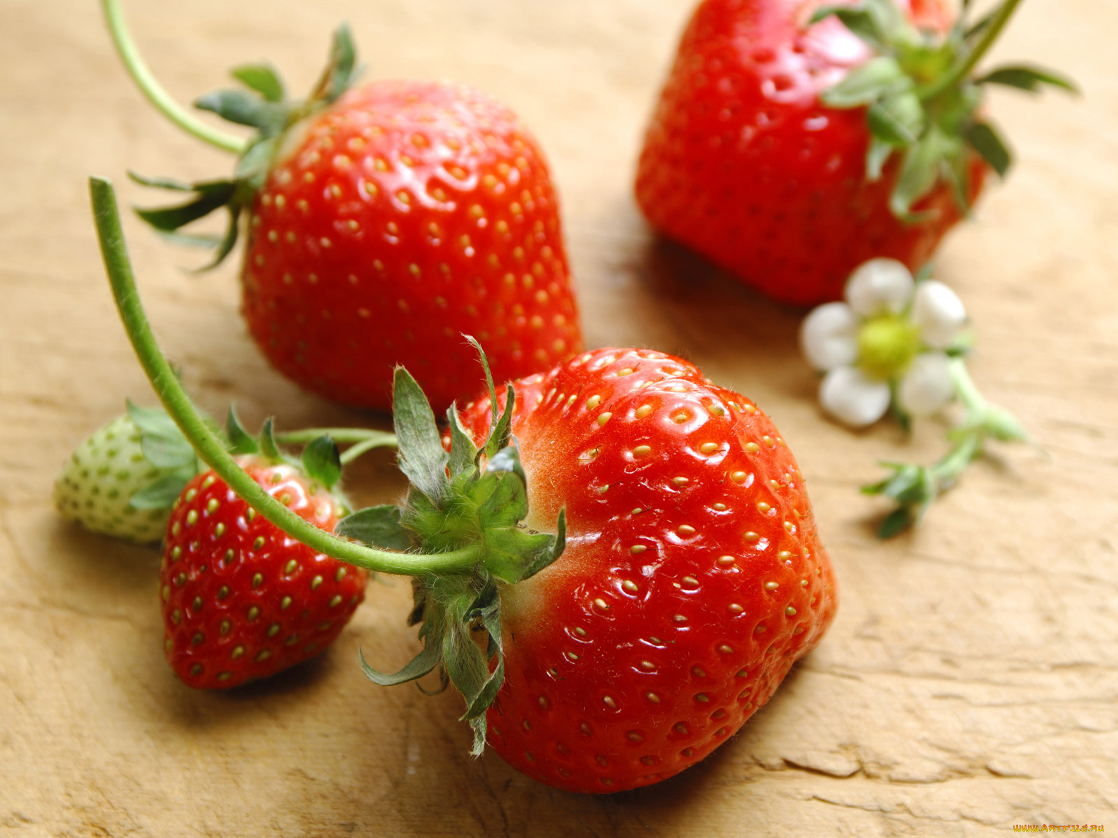 еда, клубника, земляника