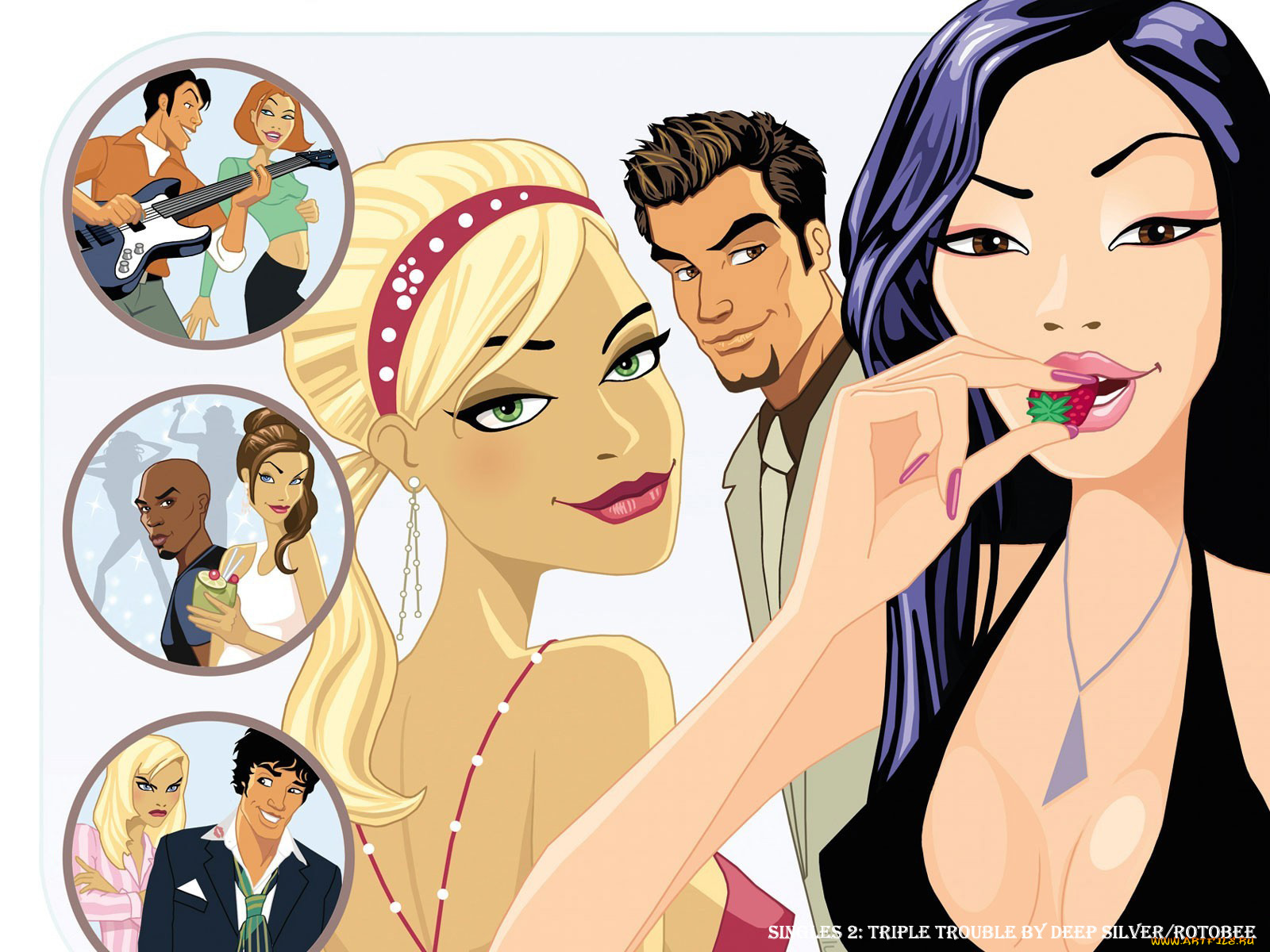 видео, игры, singles, triple, trouble