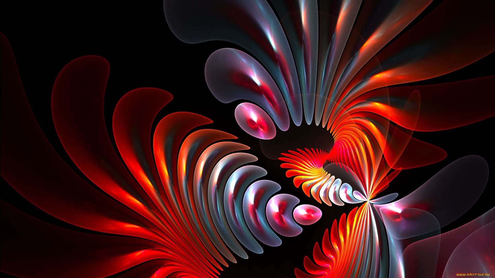 3д, графика, fractal, фракталы