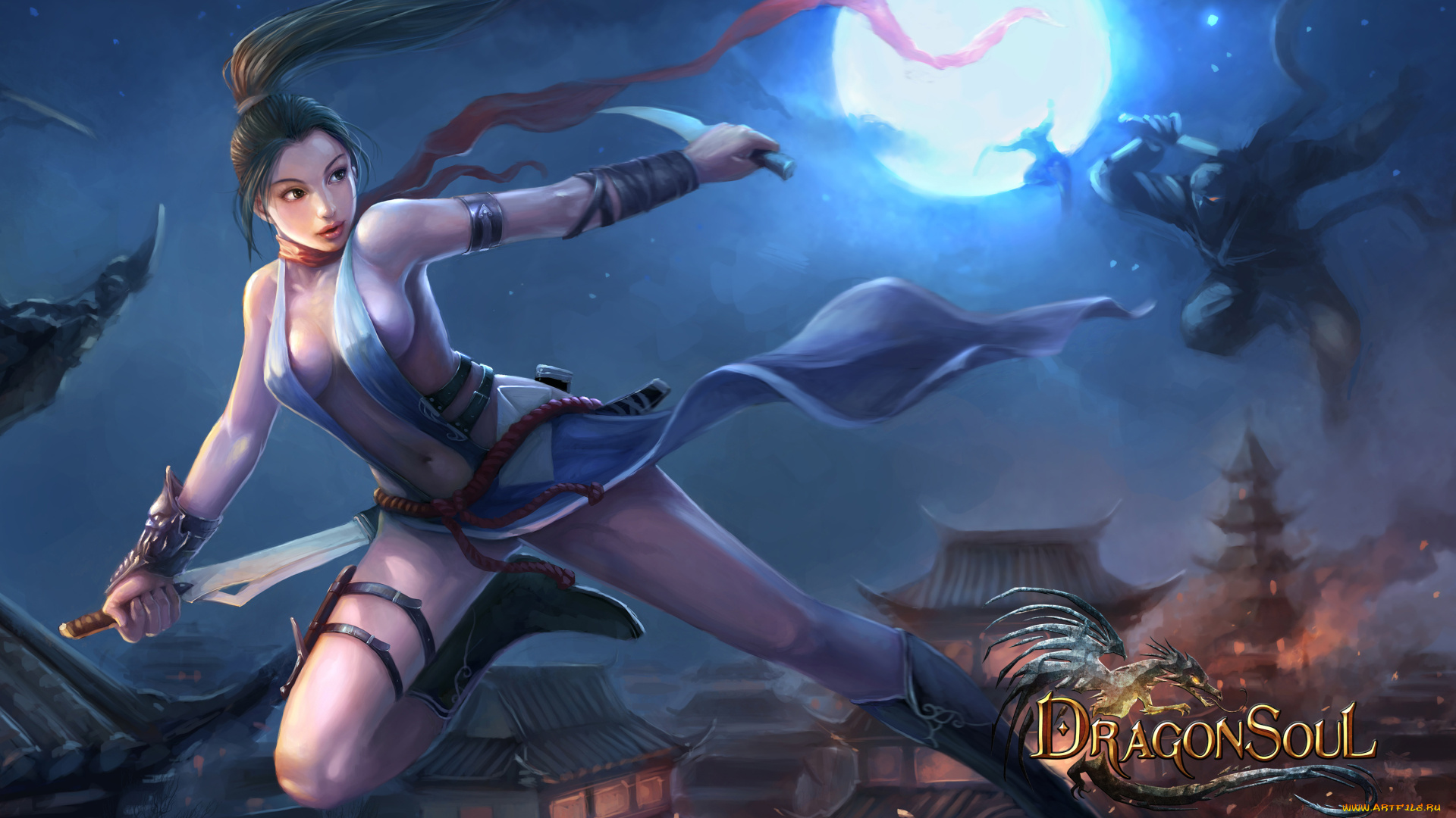 dragon, soul, artwork, видео, игры