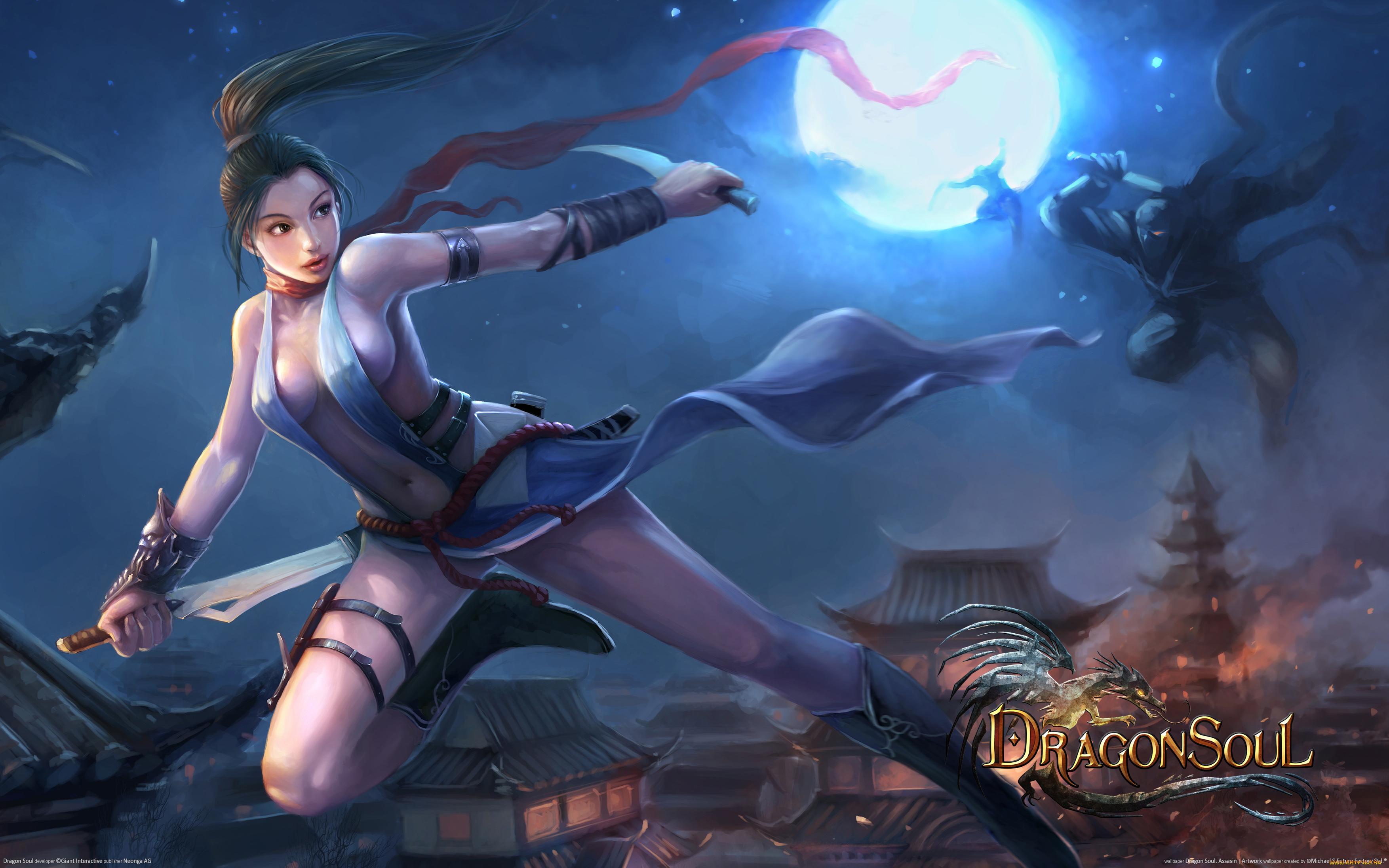 dragon, soul, artwork, видео, игры