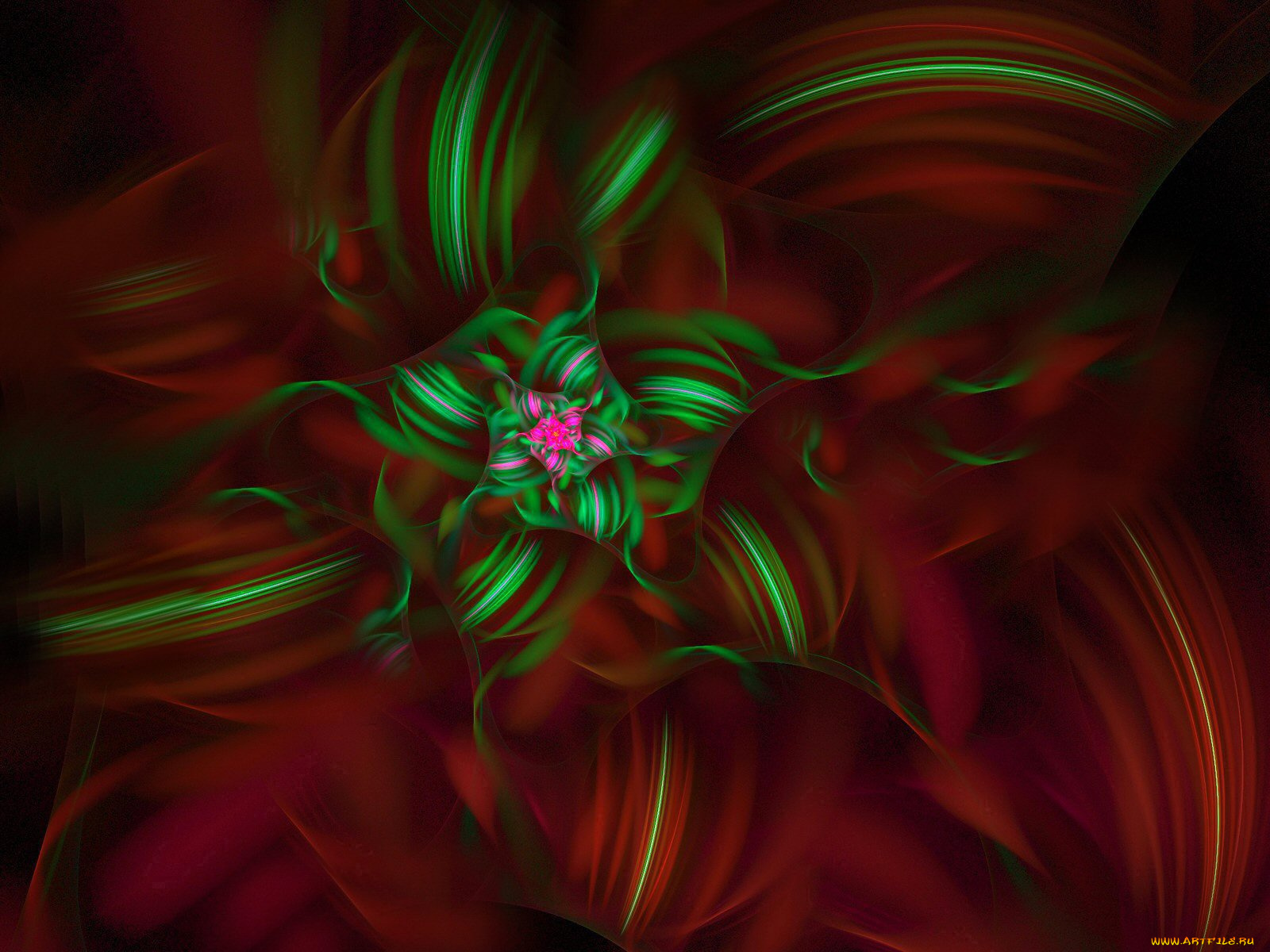 3д, графика, fractal, фракталы, цвета, фон, узор