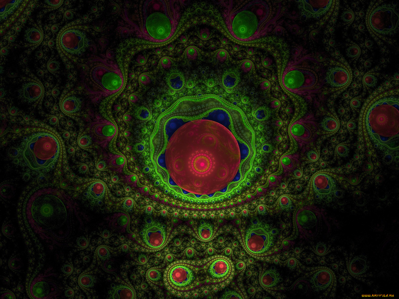 3д, графика, fractal, фракталы, узор, цвета, фон