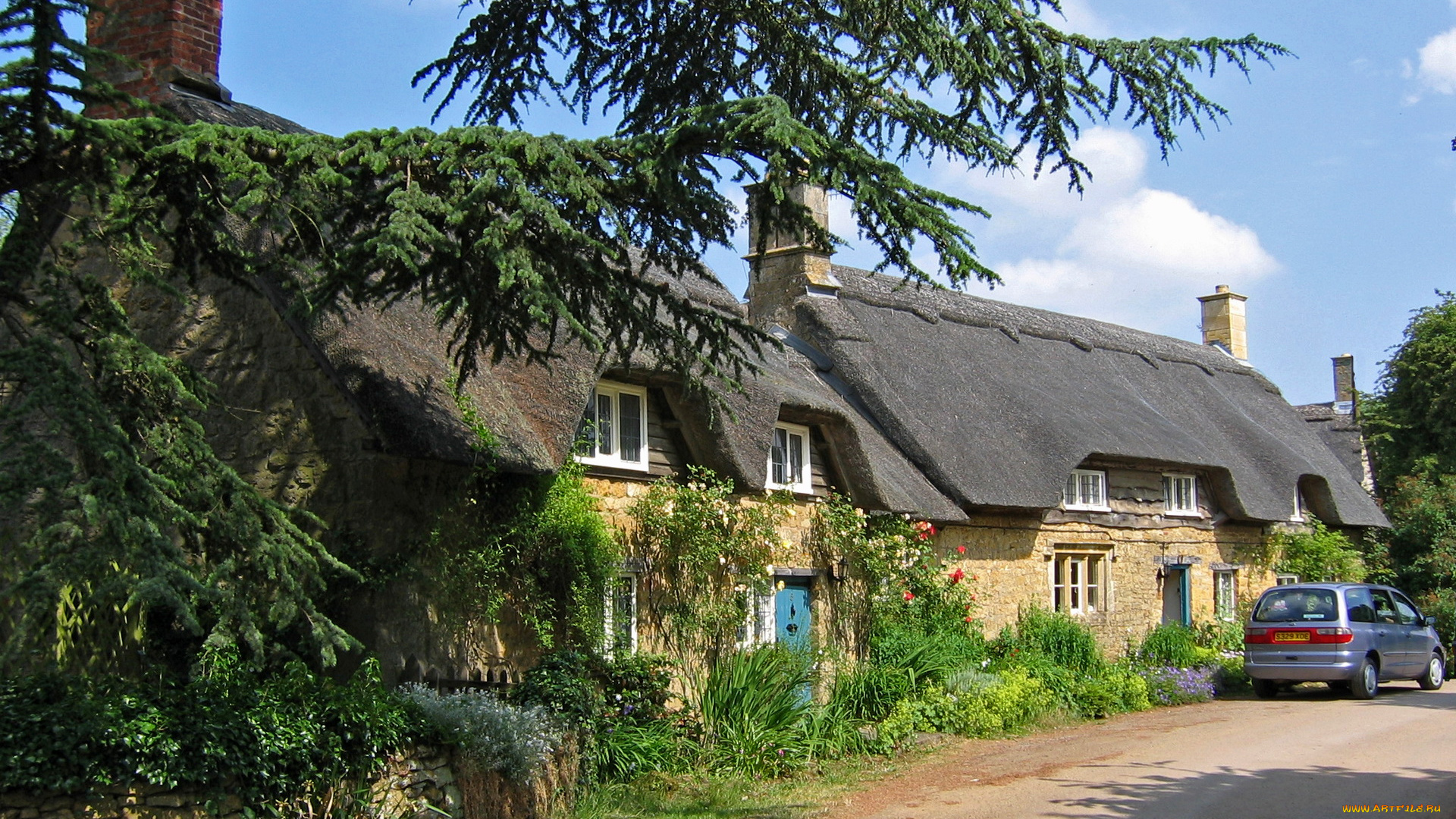 города, здания, дома, великобритания, глостершир