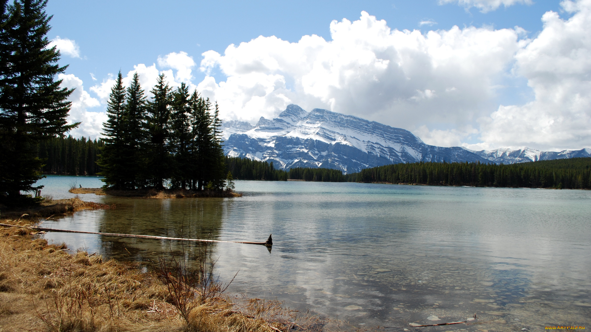 природа, реки, озера, canada, banff, national, park