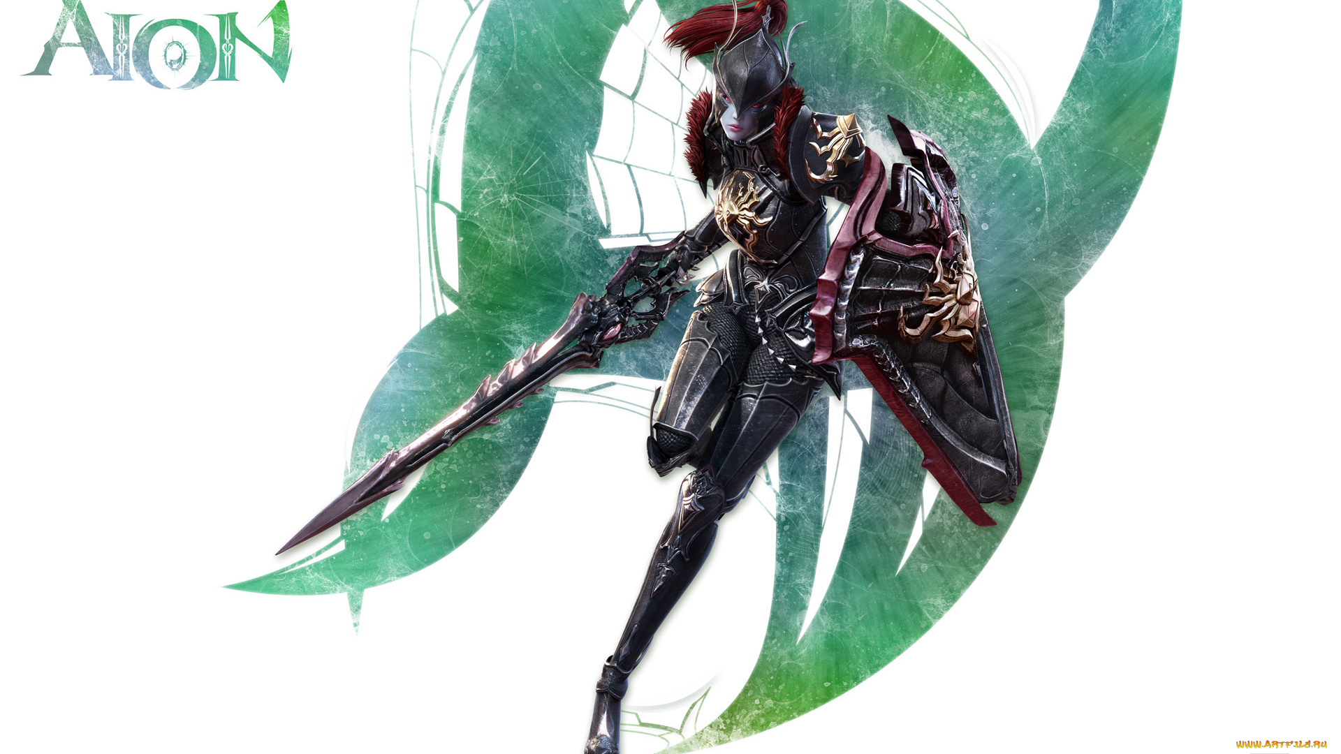 видео, игры, aion, the, tower, of, eternity, девушка, страж