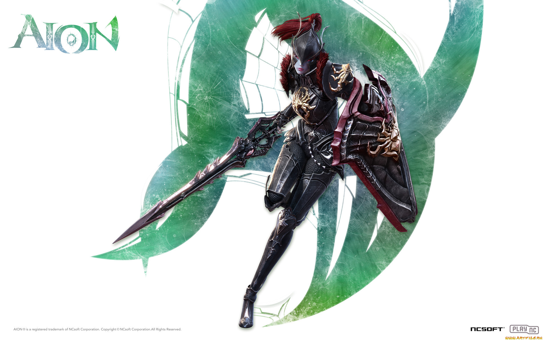 видео, игры, aion, the, tower, of, eternity, девушка, страж