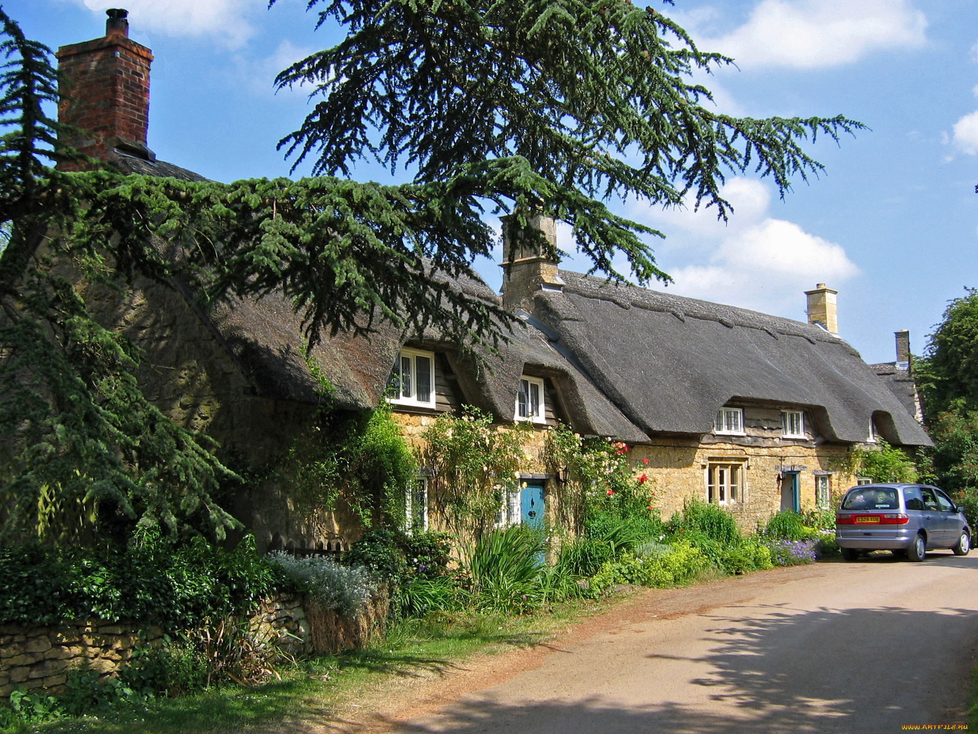 города, здания, дома, великобритания, глостершир